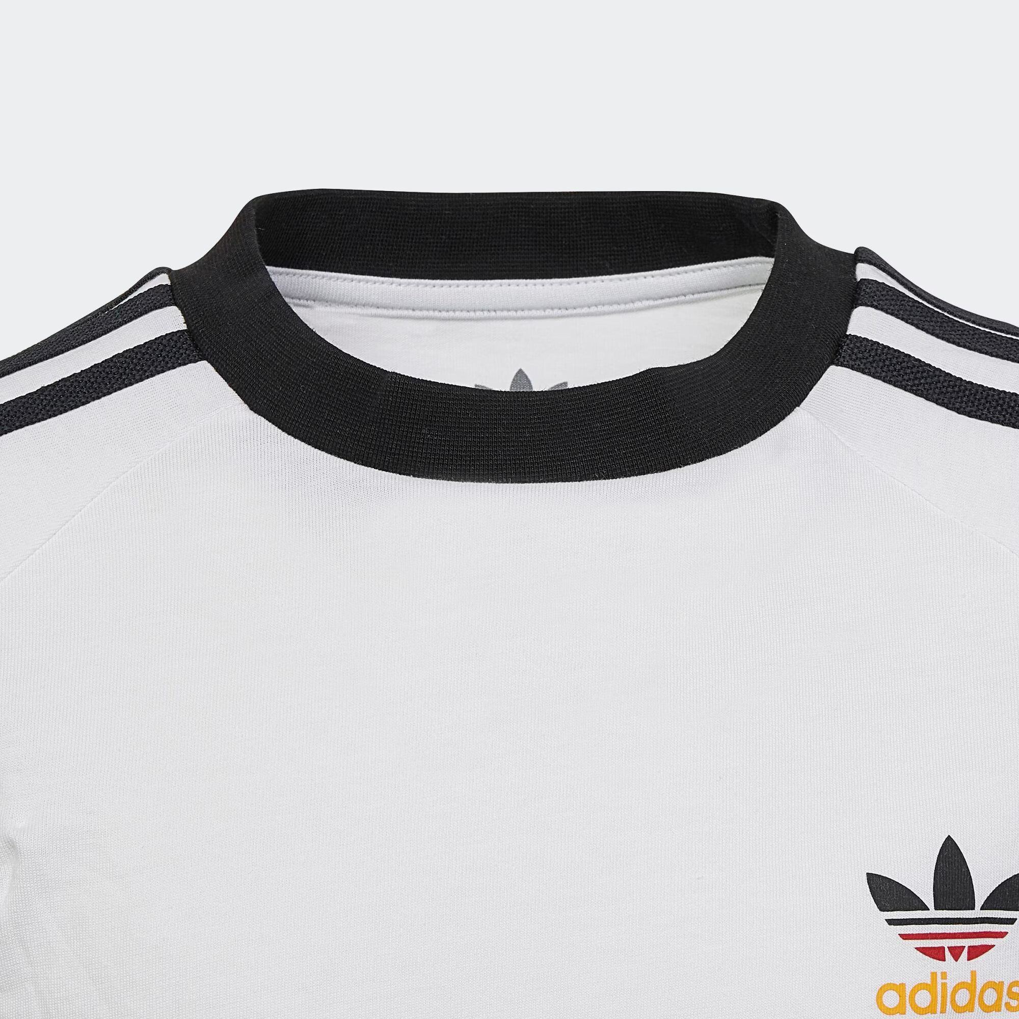 ADIDAS ORIGINALS Tricou 'Adicolor 3-Stripes' negru / alb - Pled.ro