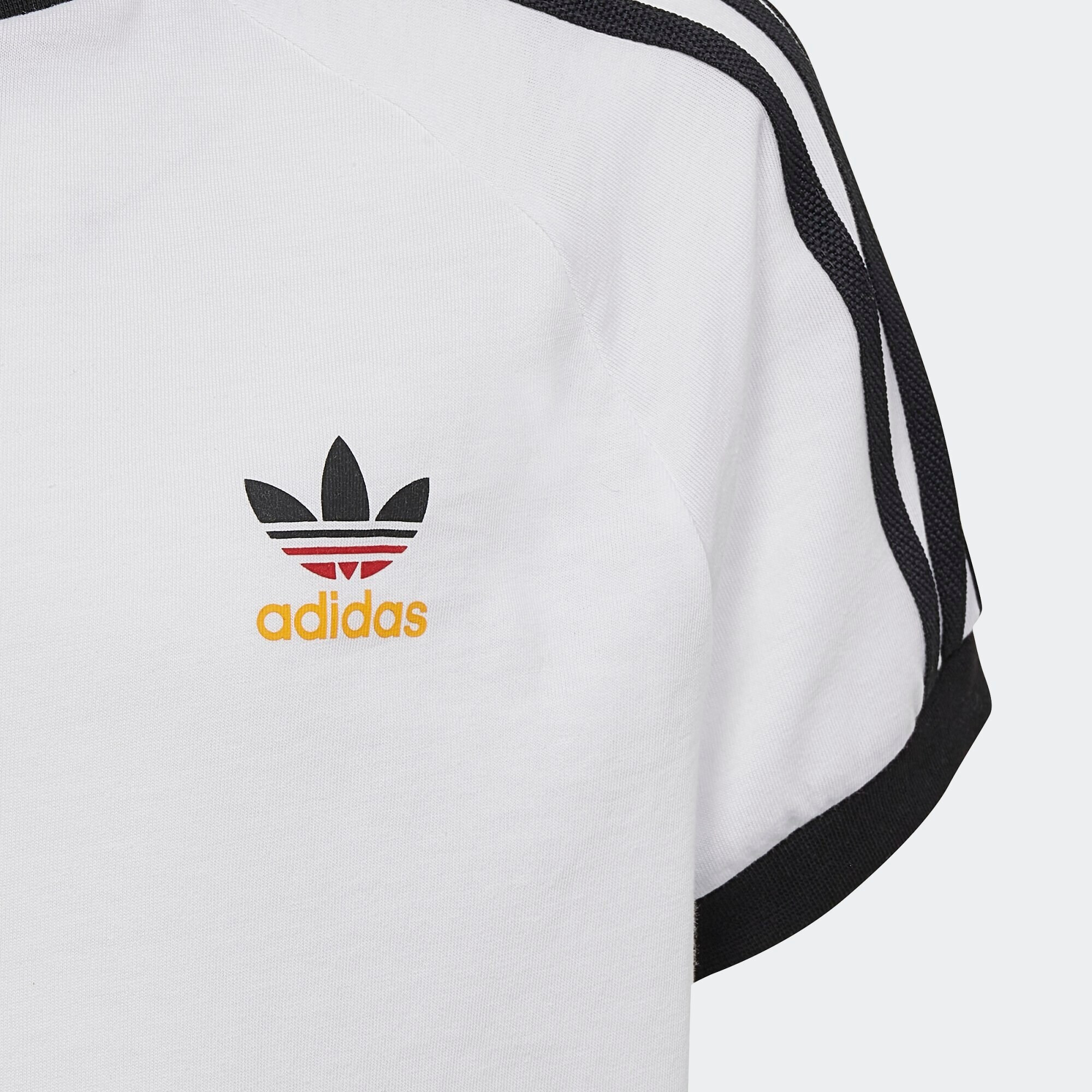 ADIDAS ORIGINALS Tricou 'Adicolor 3-Stripes' negru / alb - Pled.ro