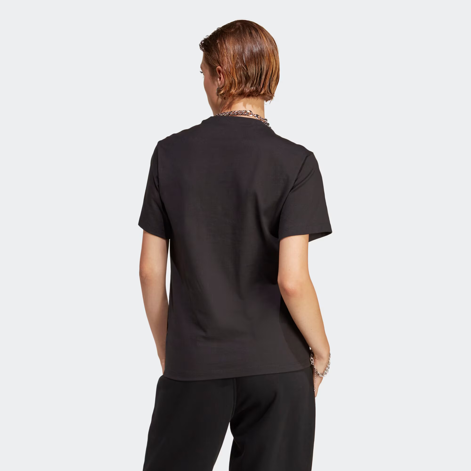 ADIDAS ORIGINALS Tricou 'Adicolor Essentials' negru / alb - Pled.ro