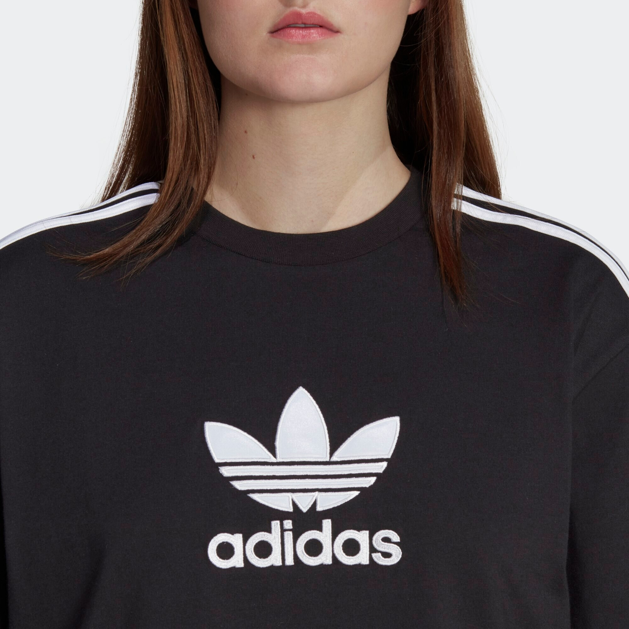 ADIDAS ORIGINALS Tricou negru / alb - Pled.ro