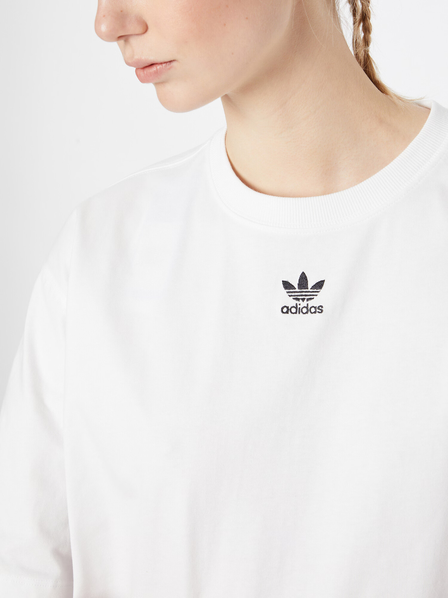 ADIDAS ORIGINALS Tricou 'Adicolor Essentials' negru / alb - Pled.ro