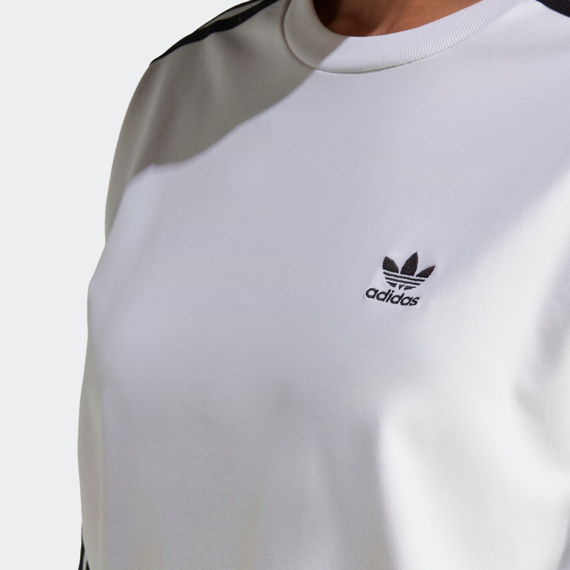 ADIDAS ORIGINALS Tricou 'Adicolor Classics' negru / alb - Pled.ro