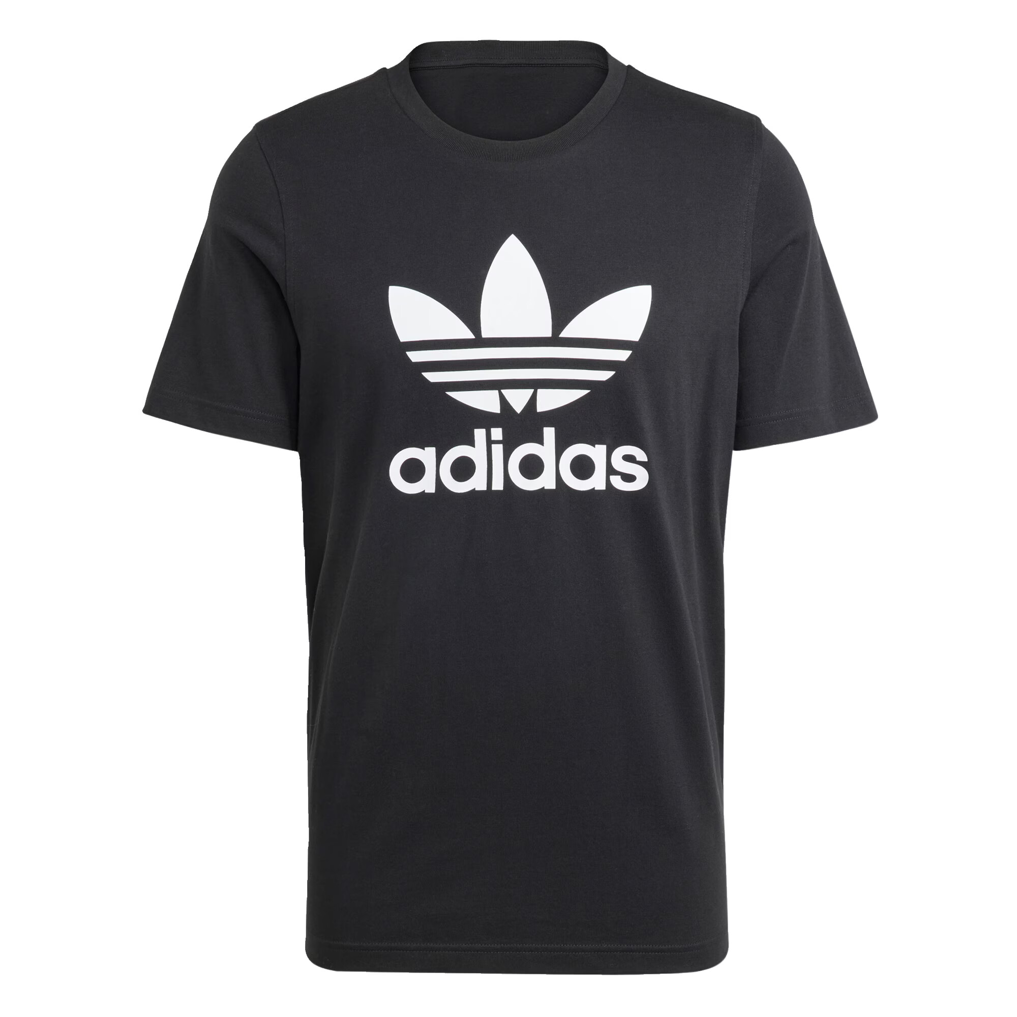 ADIDAS ORIGINALS Tricou 'Adicolor Classics Trefoil' negru / alb - Pled.ro