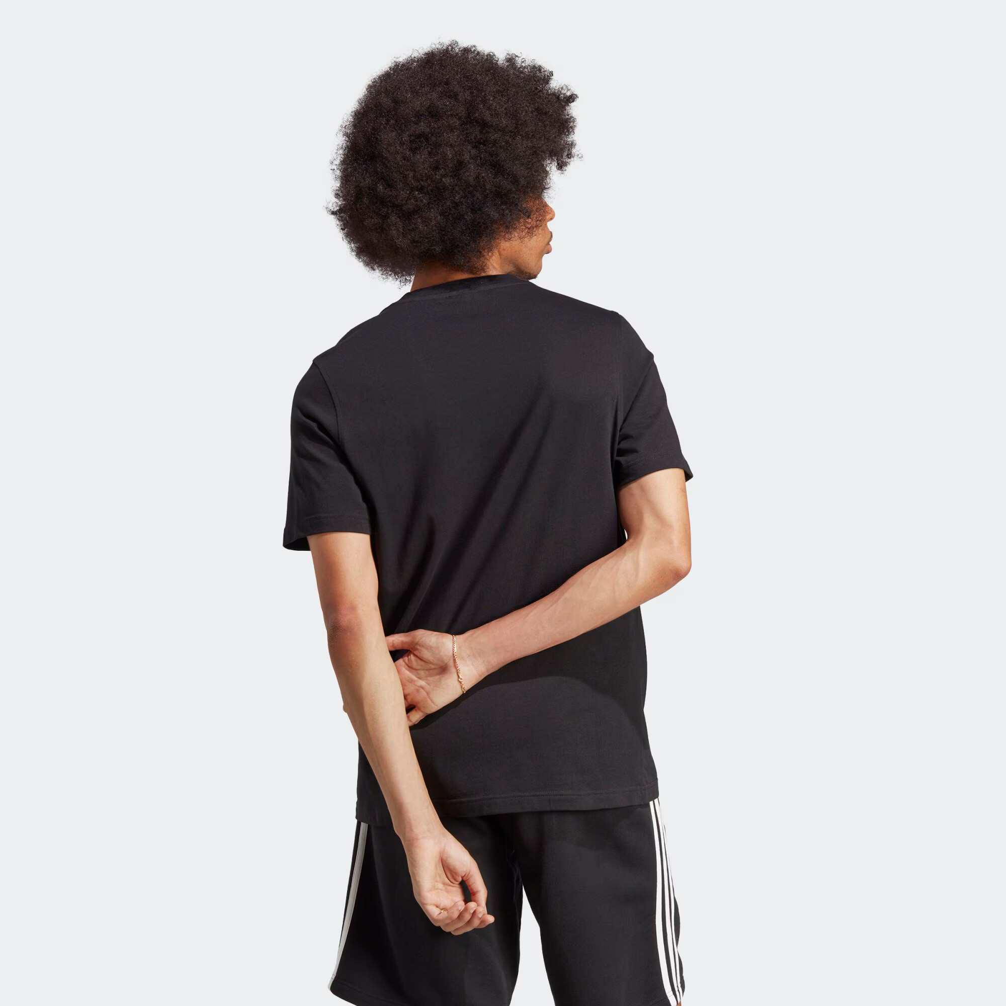 ADIDAS ORIGINALS Tricou 'Adicolor Classics Trefoil' negru / alb - Pled.ro