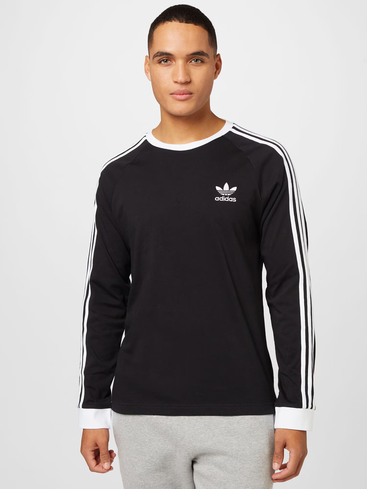 ADIDAS ORIGINALS Tricou 'Adicolor Classic' negru / alb - Pled.ro