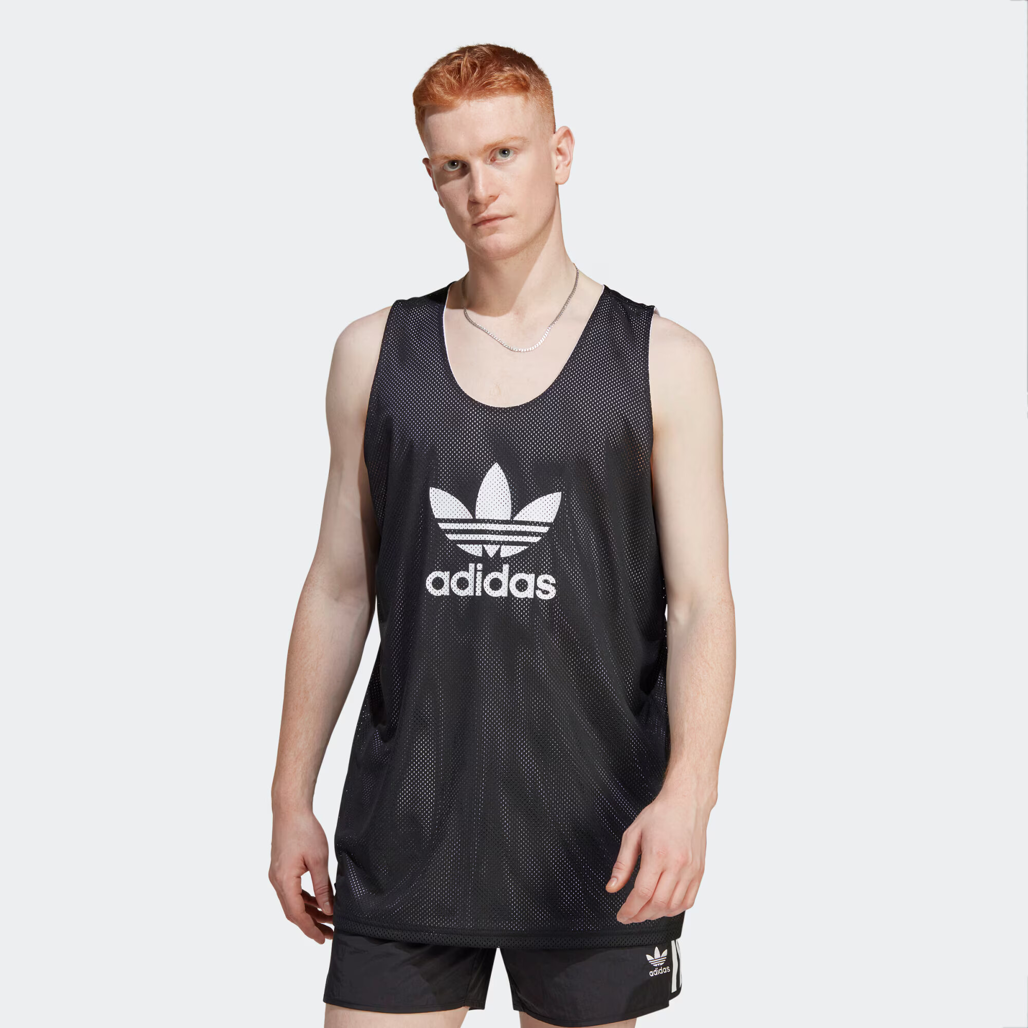 ADIDAS ORIGINALS Tricou 'Adicolor Classics Trefoil' negru / alb - Pled.ro