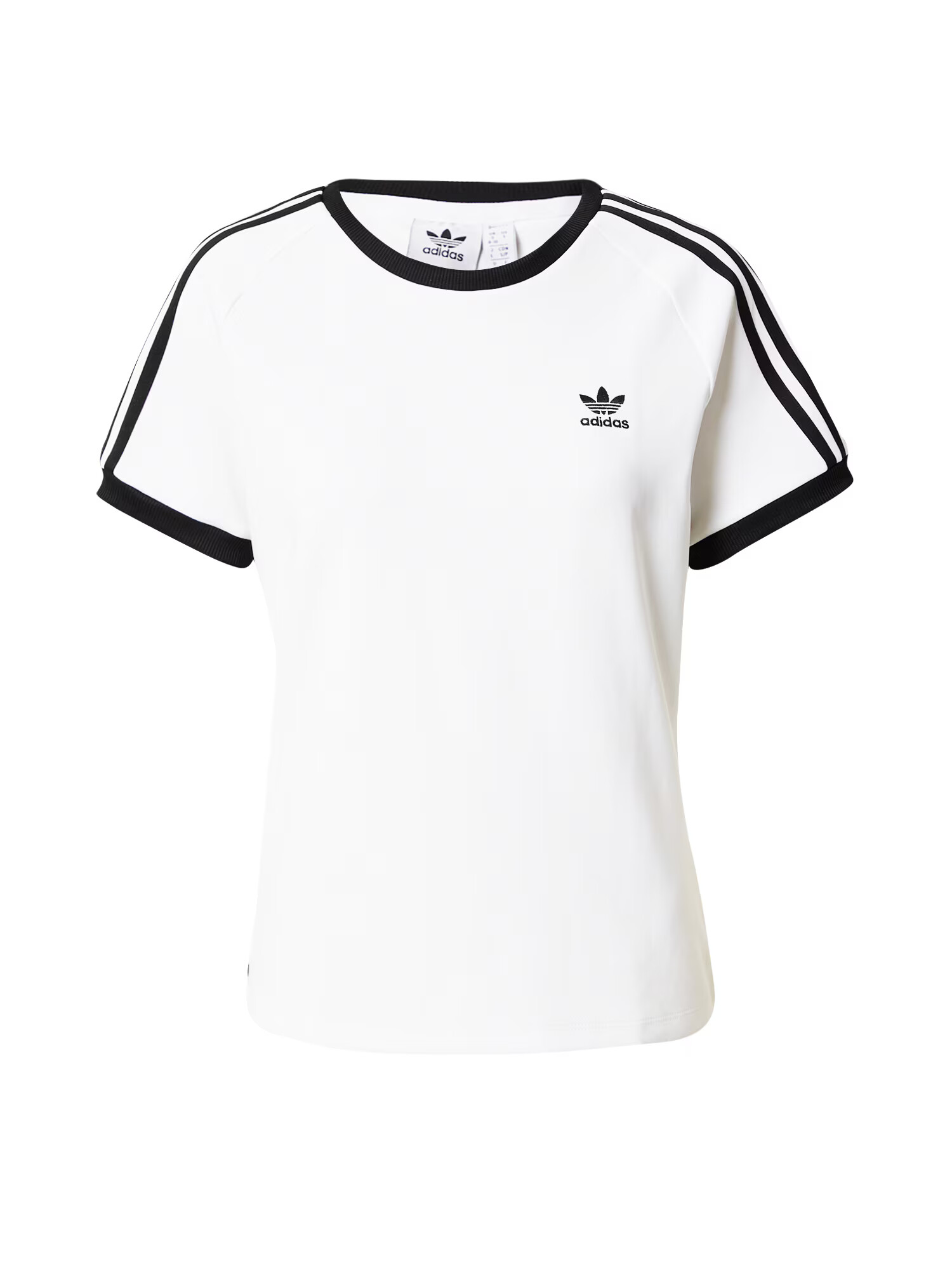 ADIDAS ORIGINALS Tricou 'Adicolor Classics 3-Stripes' negru / alb - Pled.ro