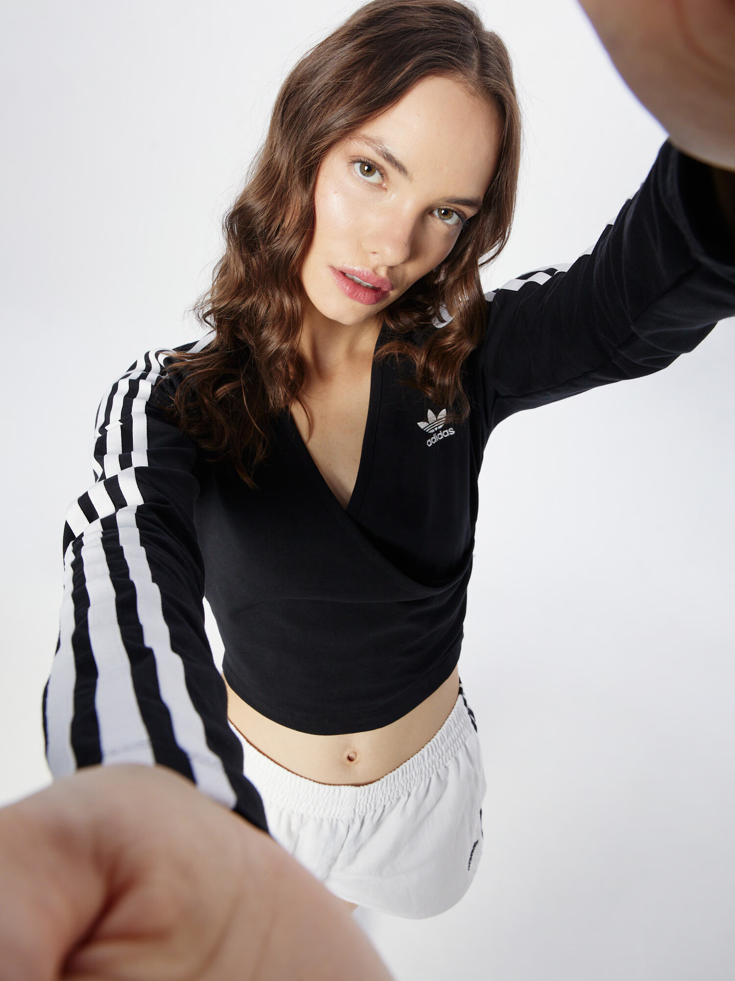 ADIDAS ORIGINALS Tricou 'Adicolor Classics ' negru / alb - Pled.ro