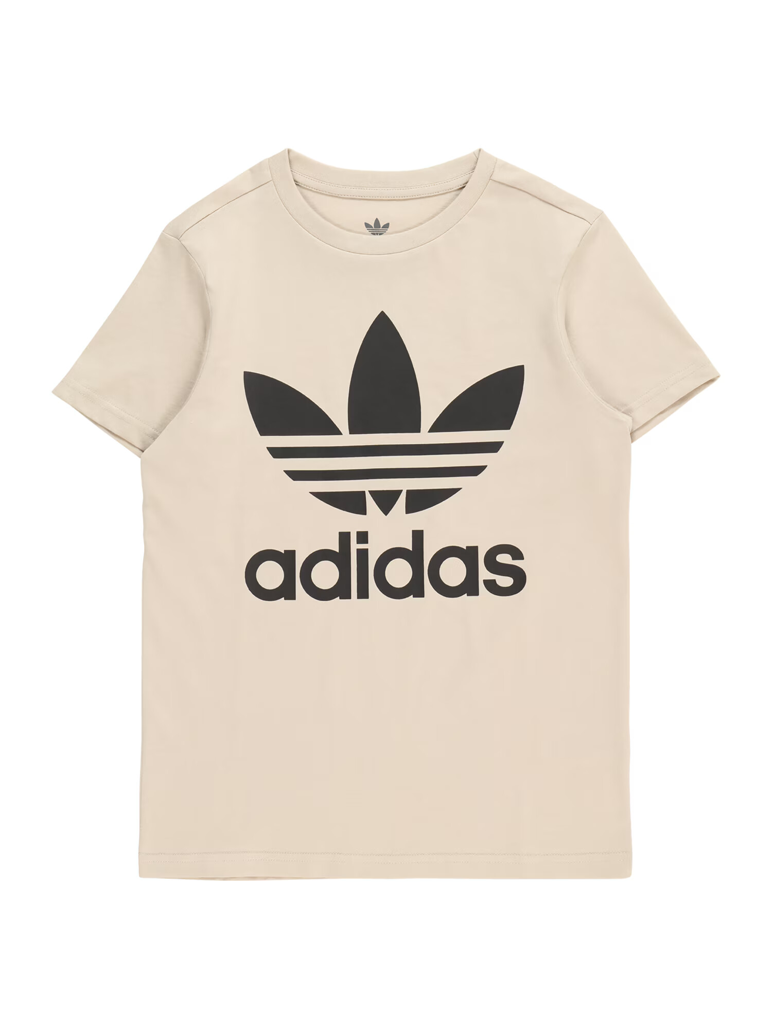 ADIDAS ORIGINALS Tricou 'Trefoil' negru / alb murdar - Pled.ro