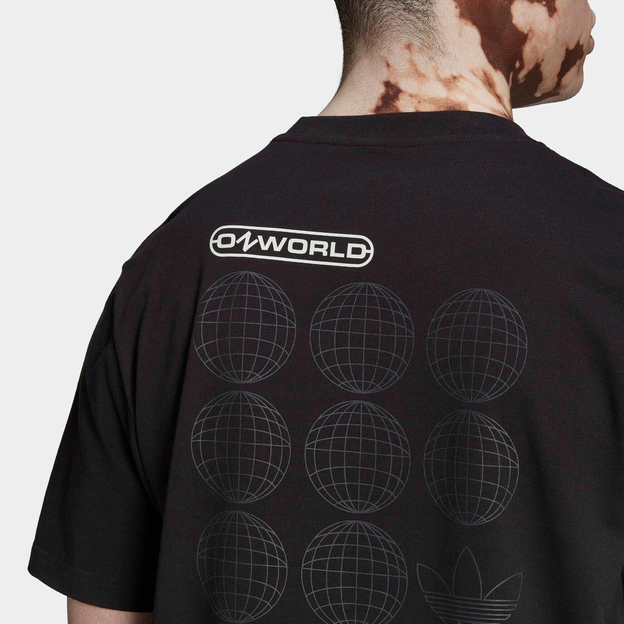 ADIDAS ORIGINALS Tricou 'Ozworld ' negru / alb - Pled.ro