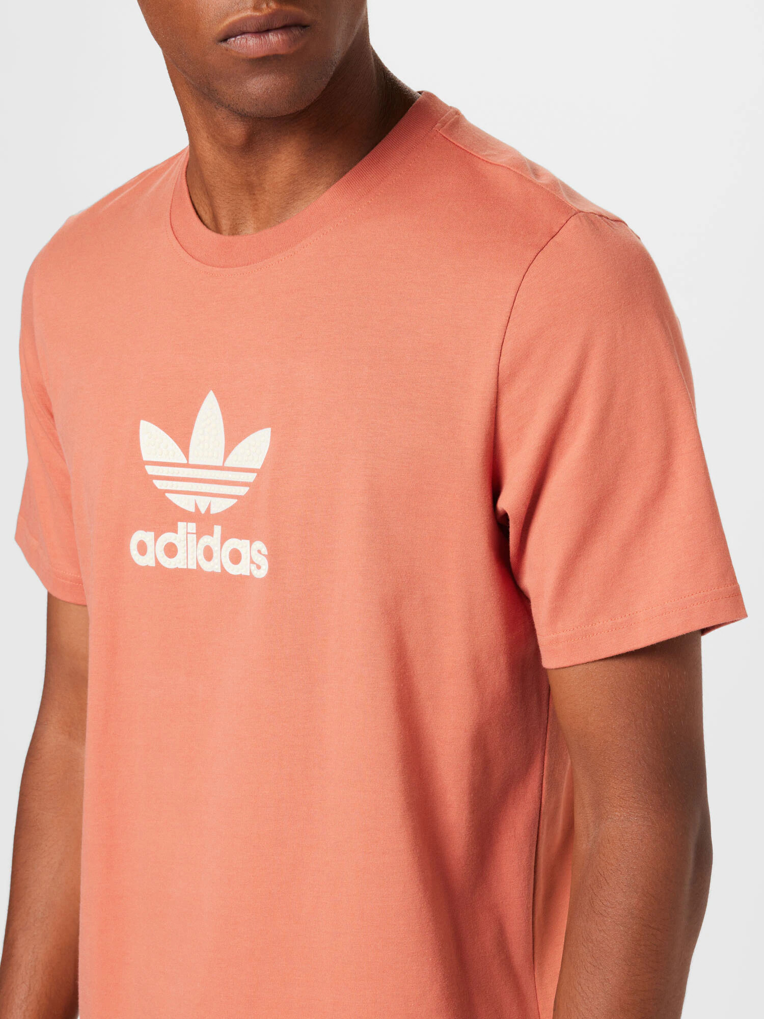 ADIDAS ORIGINALS Tricou 'Trefoil Series' portocaliu / alb - Pled.ro