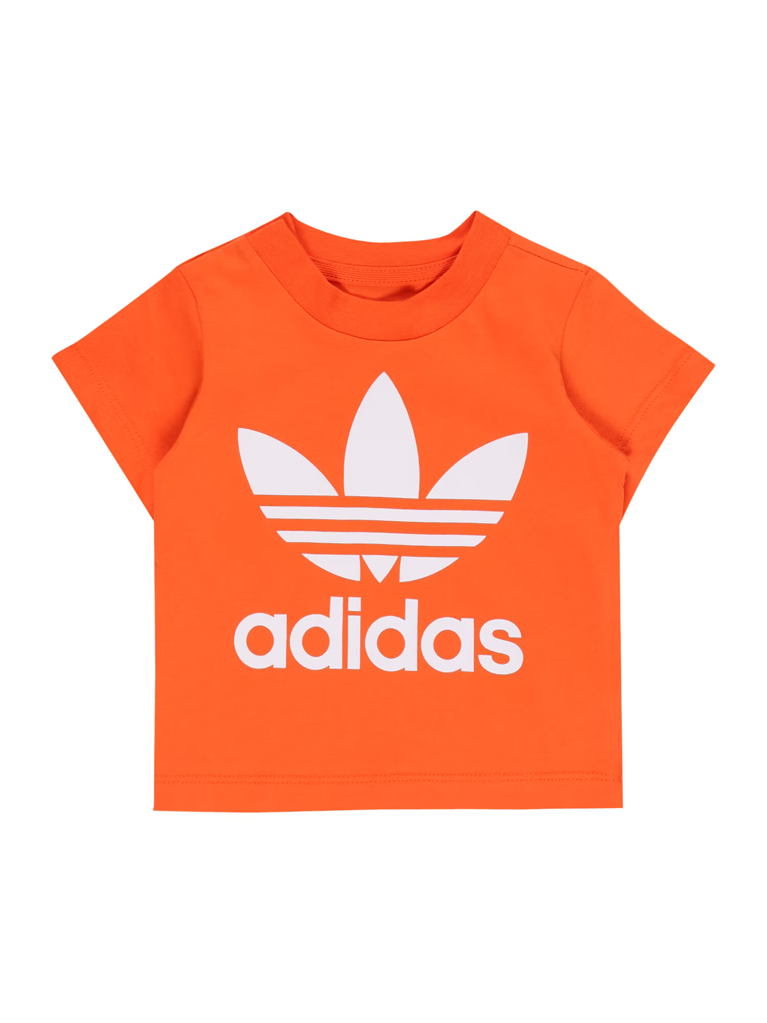 ADIDAS ORIGINALS Tricou portocaliu / alb - Pled.ro