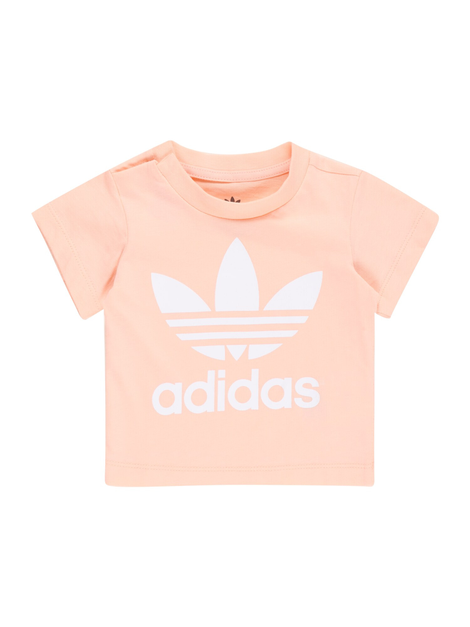 ADIDAS ORIGINALS Tricou portocaliu piersică / alb - Pled.ro