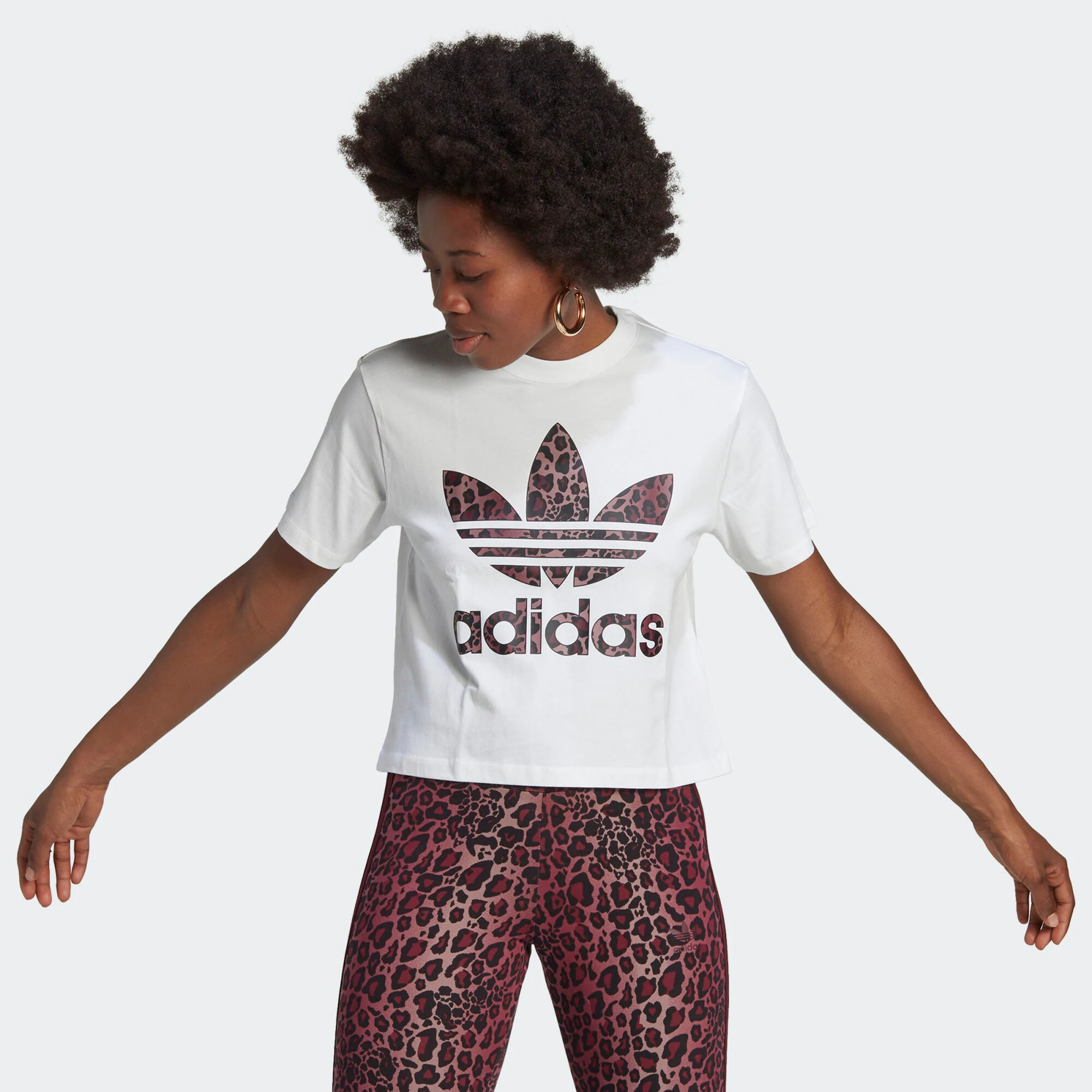 ADIDAS ORIGINALS Tricou 'Logo' purpuriu / negru / alb - Pled.ro