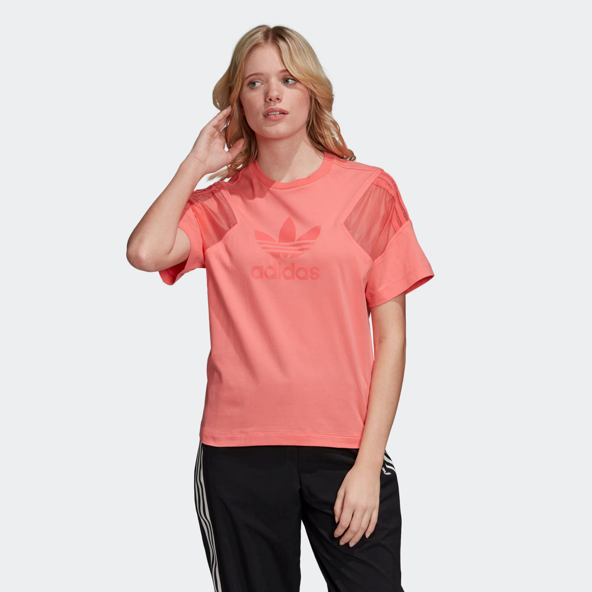 ADIDAS ORIGINALS Tricou rosé - Pled.ro