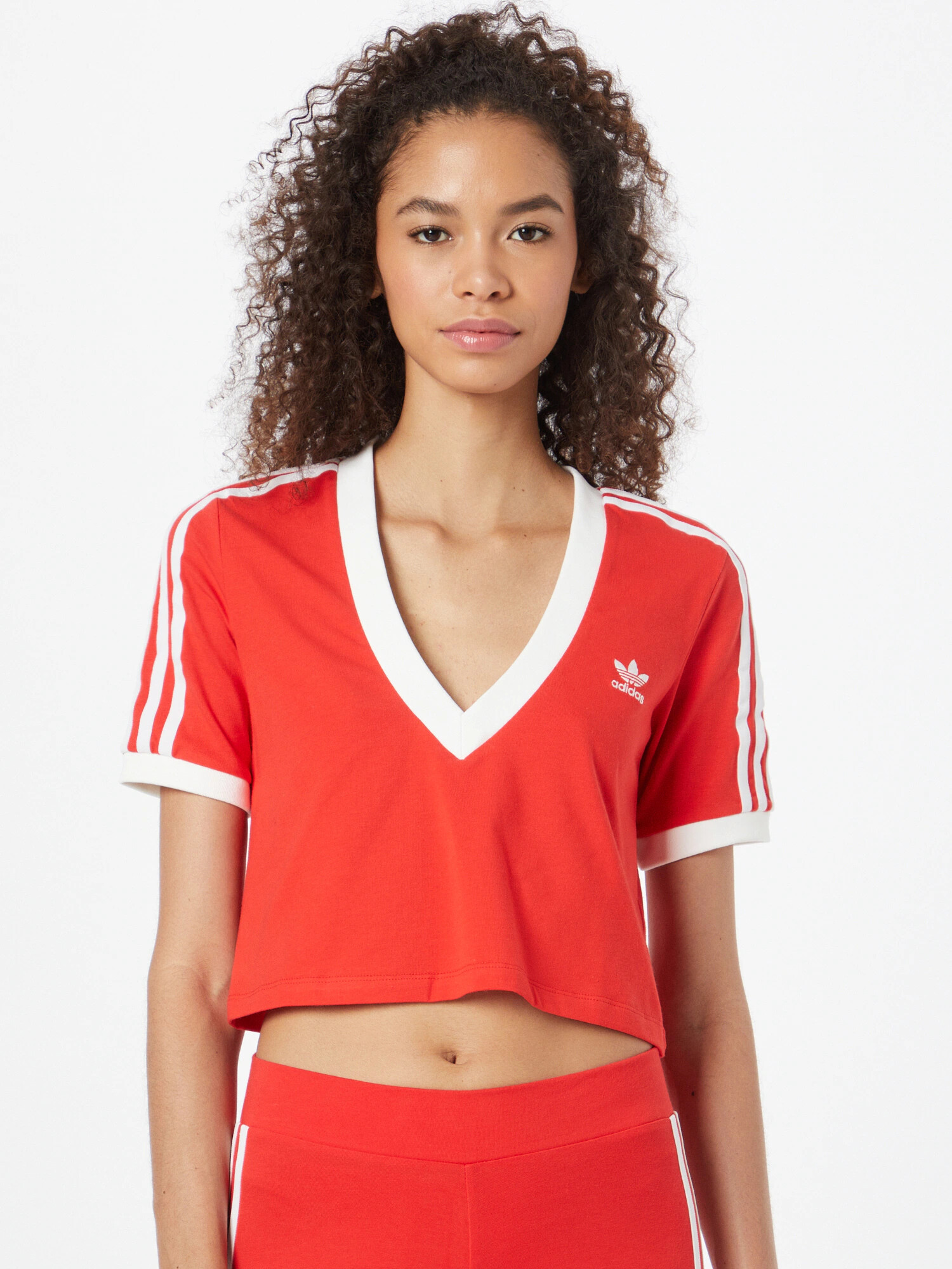 ADIDAS ORIGINALS Tricou roșu / alb - Pled.ro