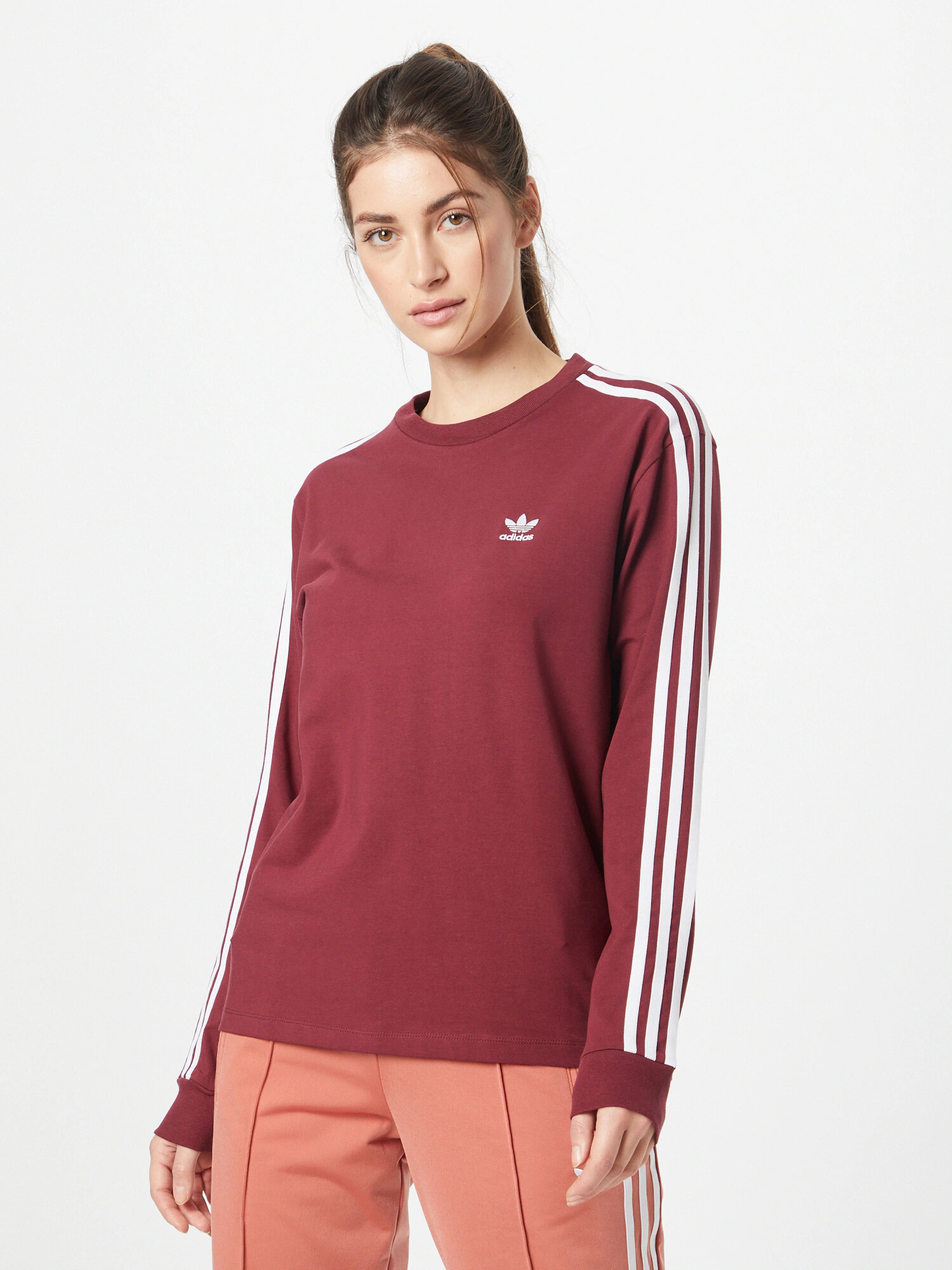 ADIDAS ORIGINALS Tricou 'Adicolor Classics' roșu / alb - Pled.ro