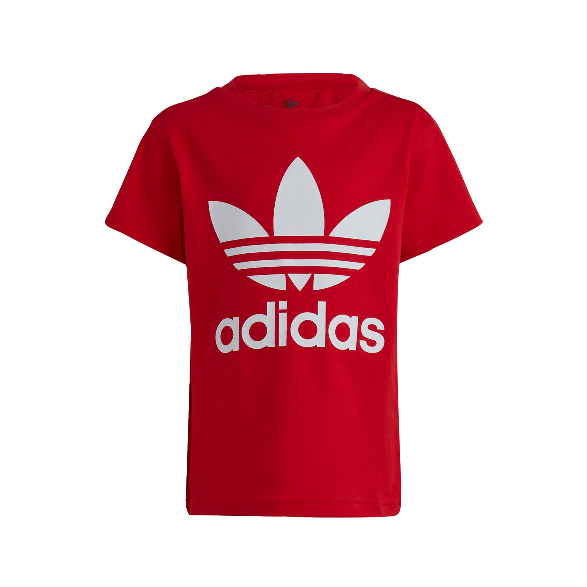 ADIDAS ORIGINALS Tricou 'Adicolor Trefoil' roșu / alb - Pled.ro