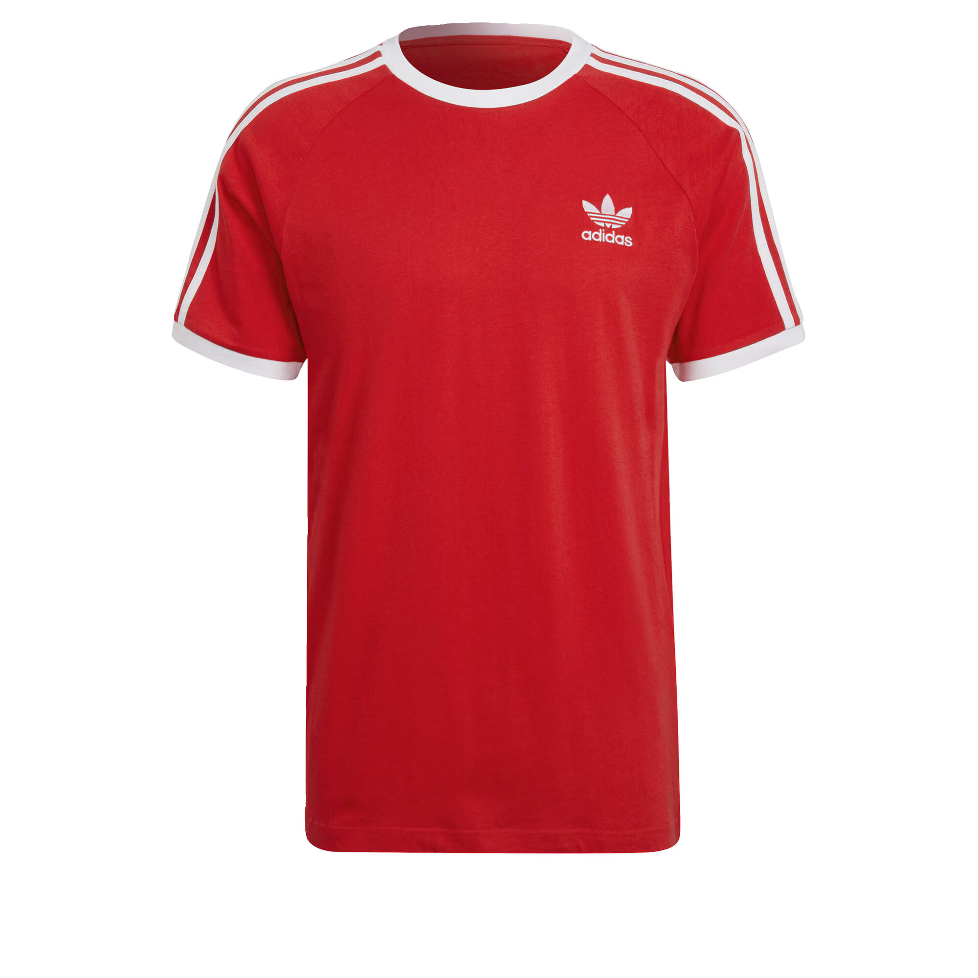 ADIDAS ORIGINALS Tricou 'Adicolor Classics 3-Stripes' roșu / alb - Pled.ro