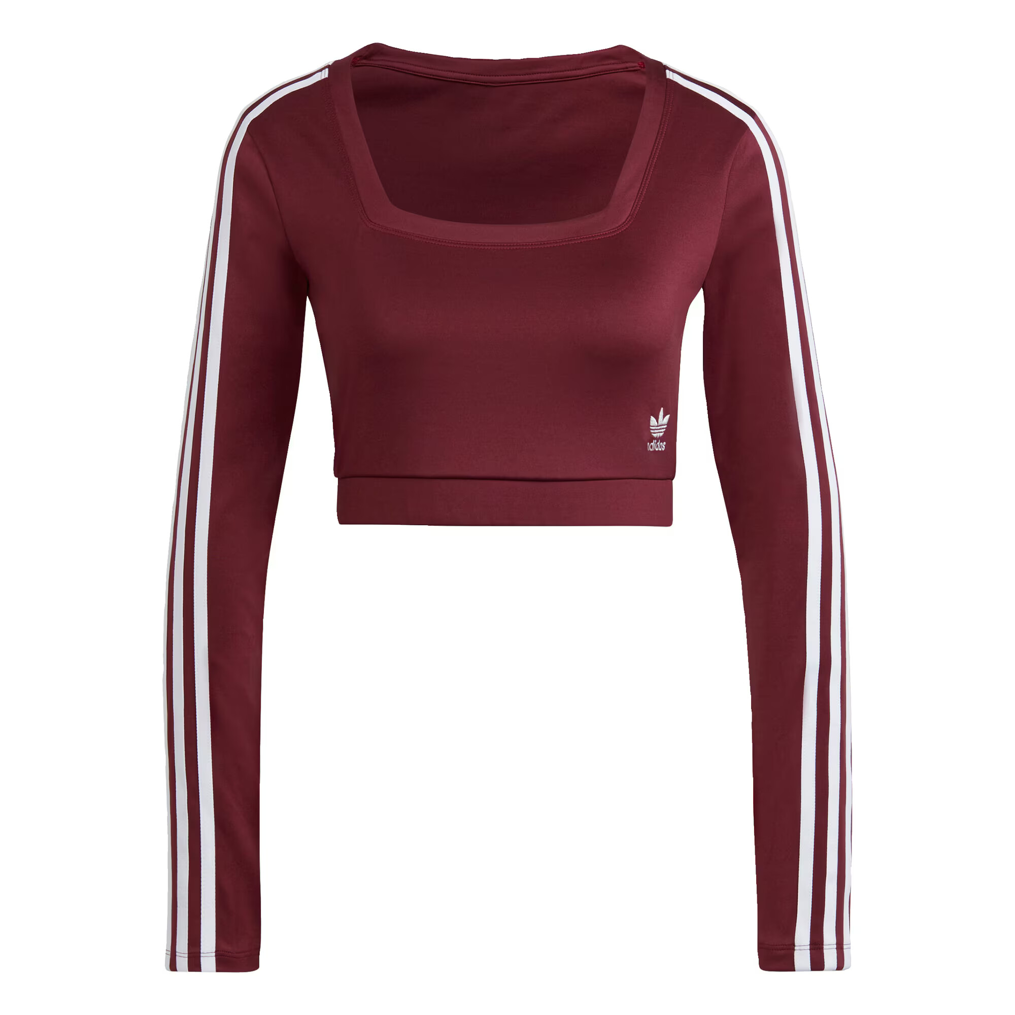 ADIDAS ORIGINALS Tricou roșu burgundy / alb - Pled.ro