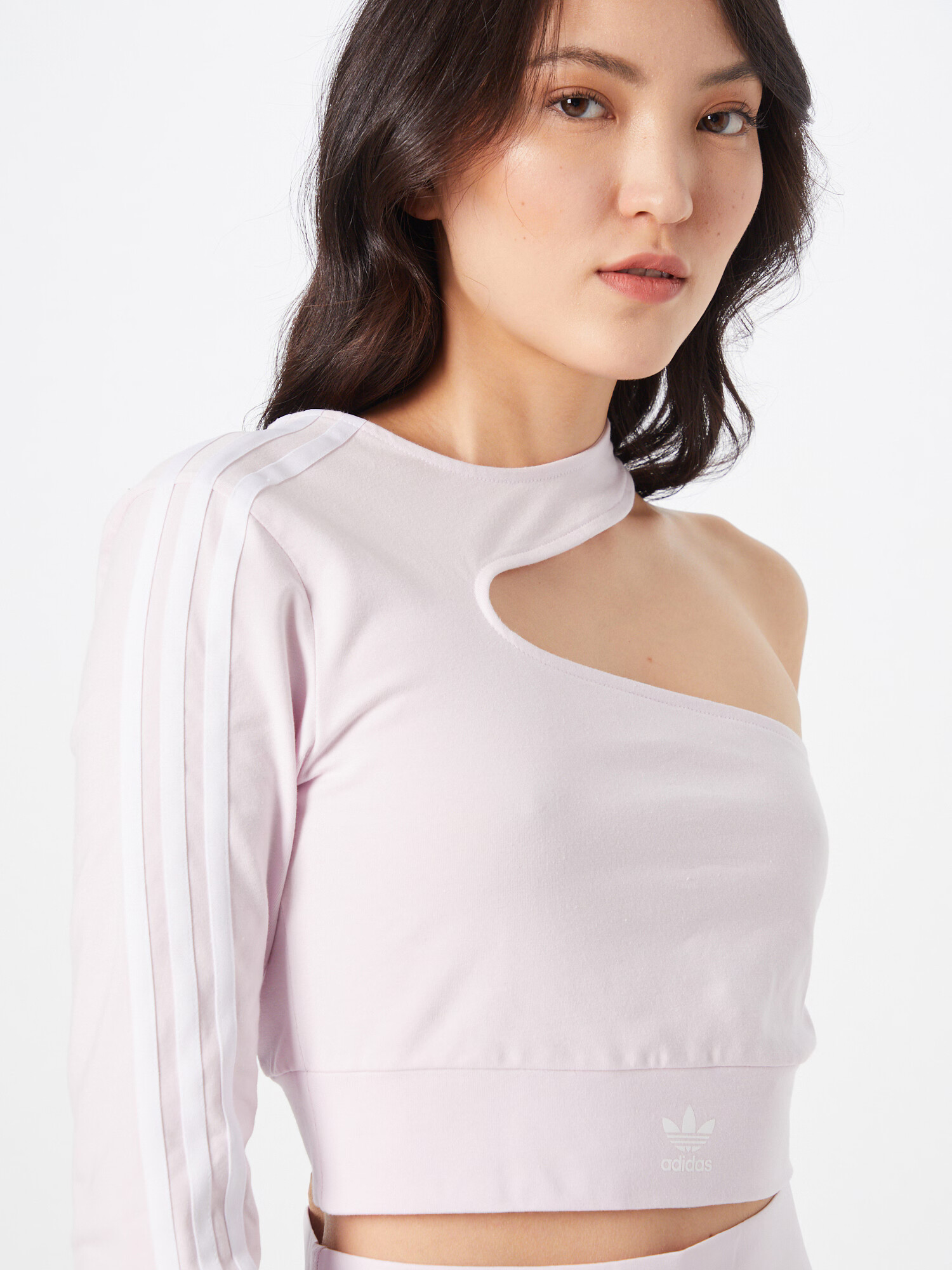 ADIDAS ORIGINALS Tricou roz / alb - Pled.ro