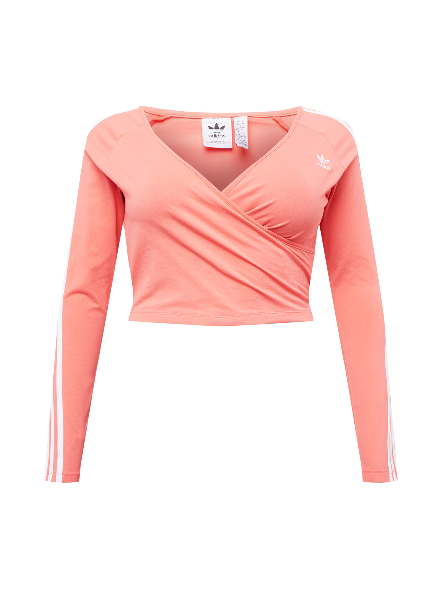 ADIDAS ORIGINALS Tricou roz / alb - Pled.ro