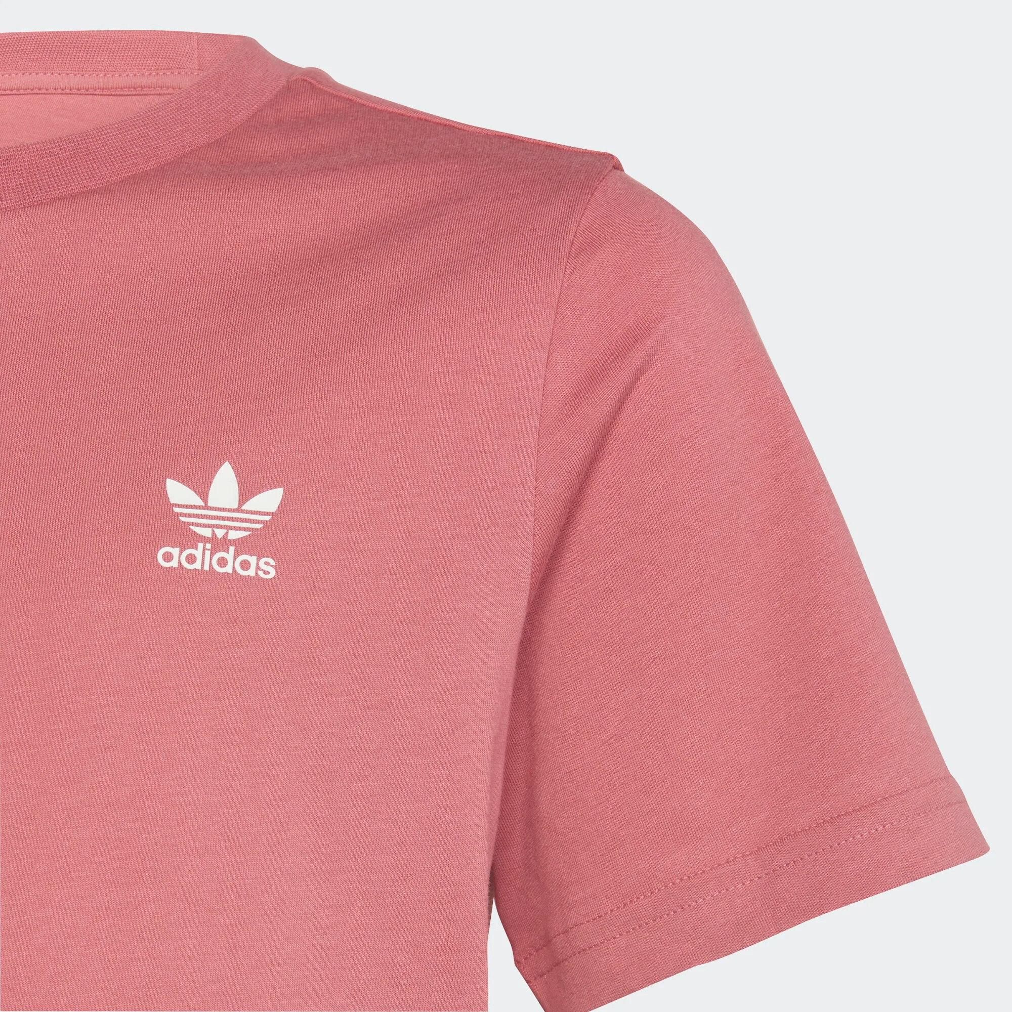 ADIDAS ORIGINALS Tricou roz / alb - Pled.ro