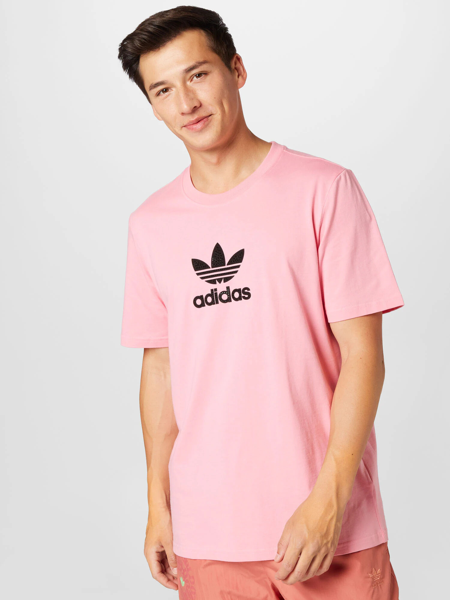 ADIDAS ORIGINALS Tricou roz / negru - Pled.ro