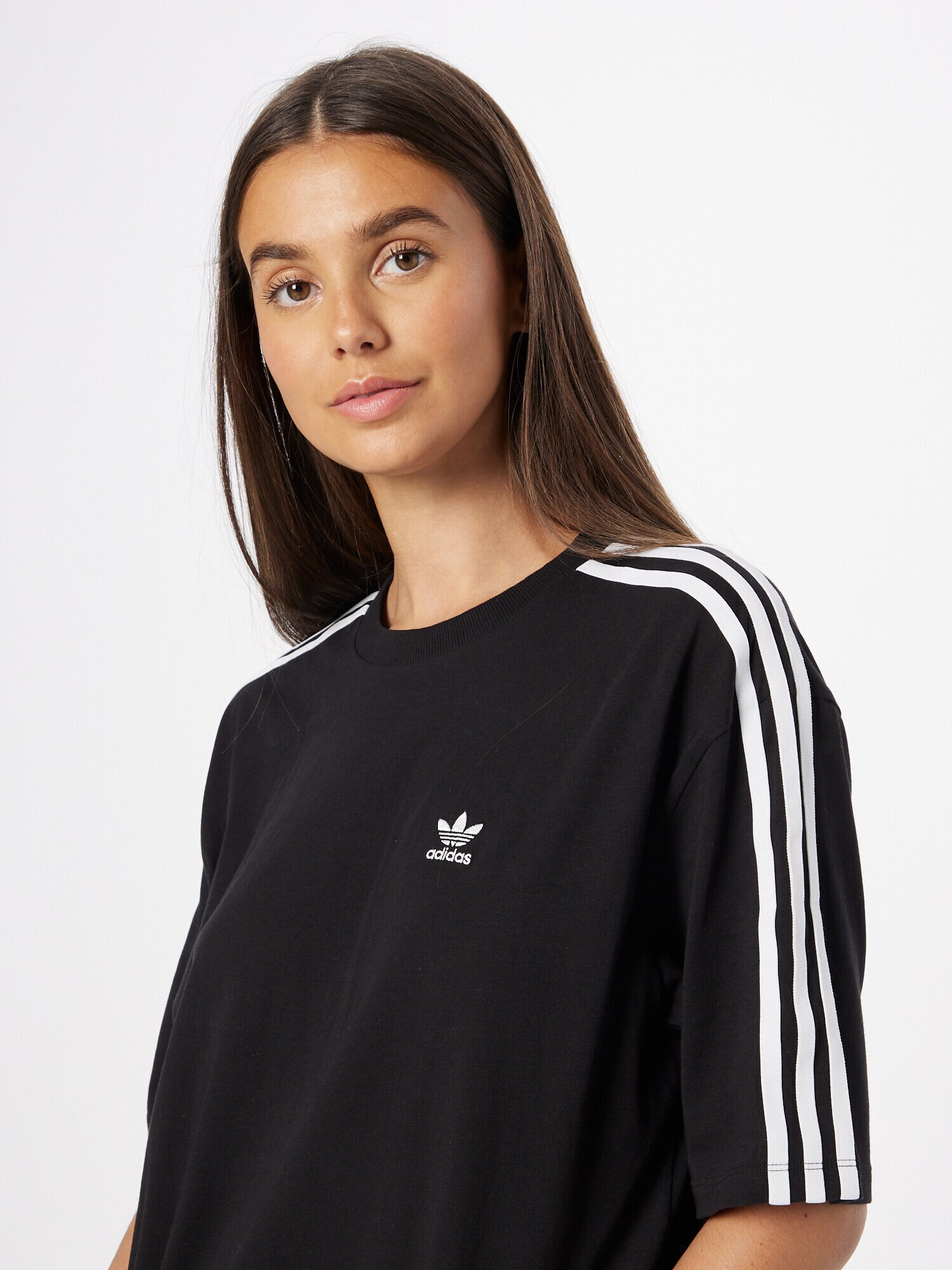 ADIDAS ORIGINALS Tricou 'Adicolor Classics ' negru / alb - Pled.ro