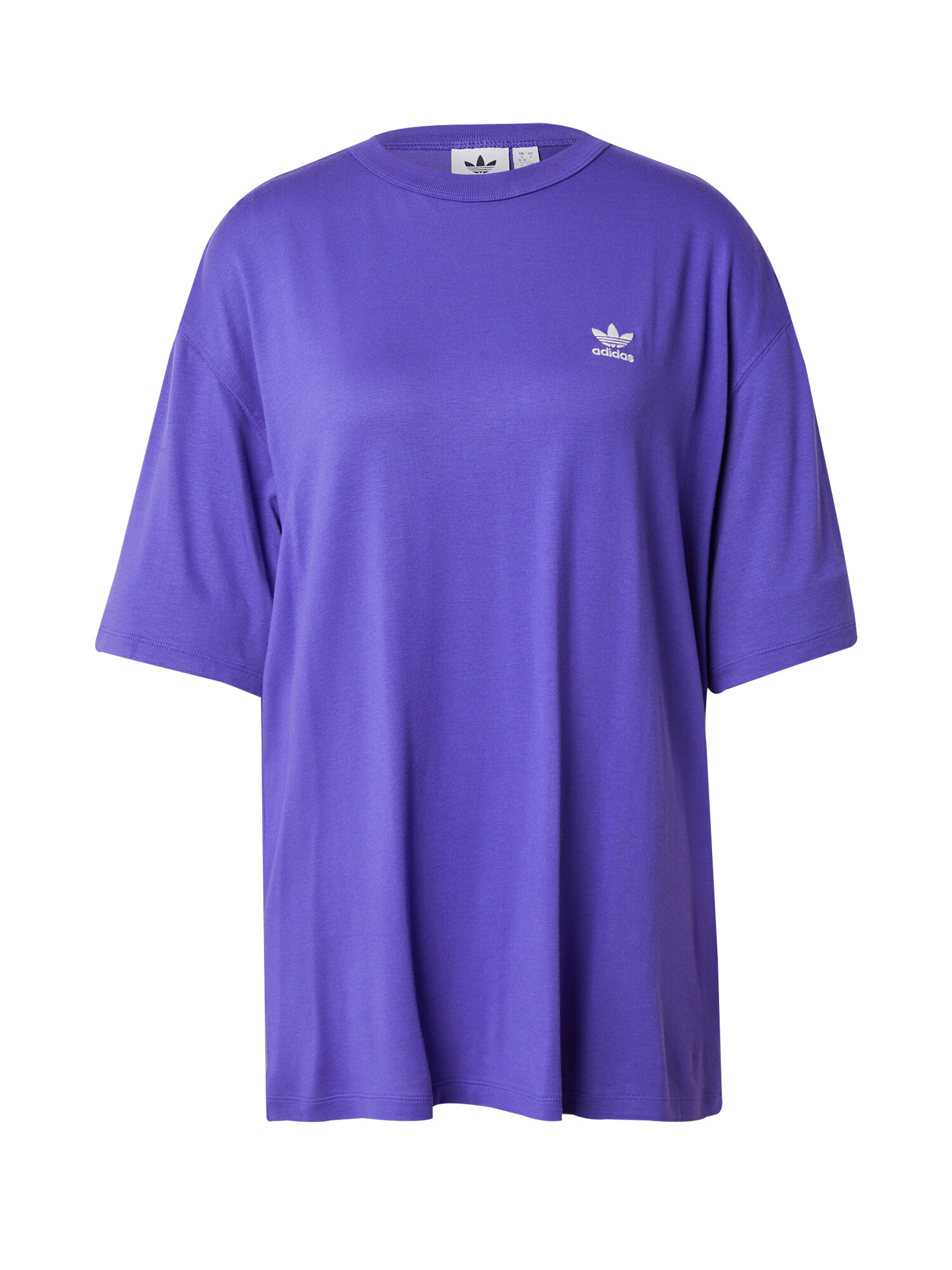 ADIDAS ORIGINALS Tricou supradimensional 'TREFOIL' albastru violet / alb - Pled.ro