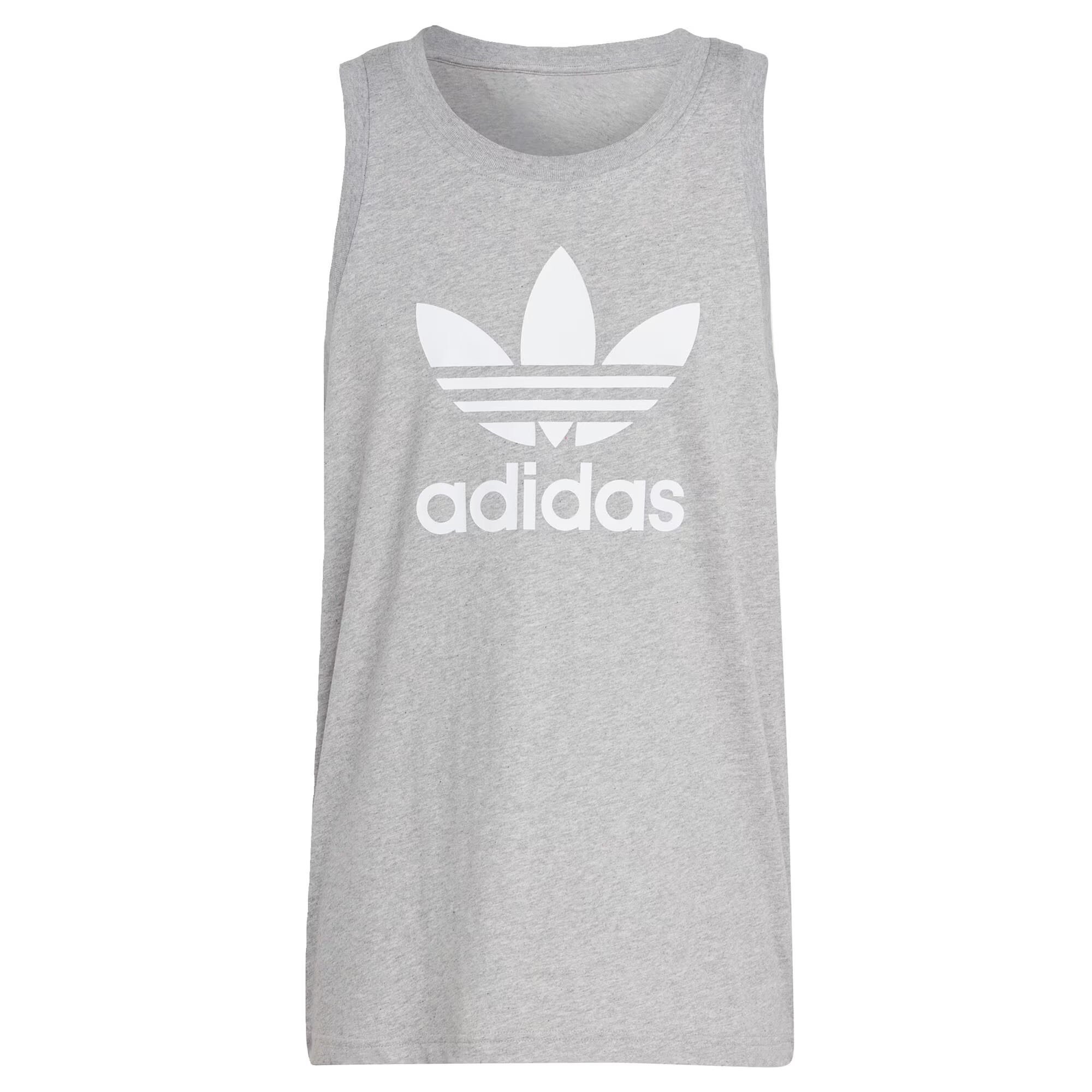 ADIDAS ORIGINALS Tricou 'Adicolor Classics Trefoil' gri amestecat / alb - Pled.ro