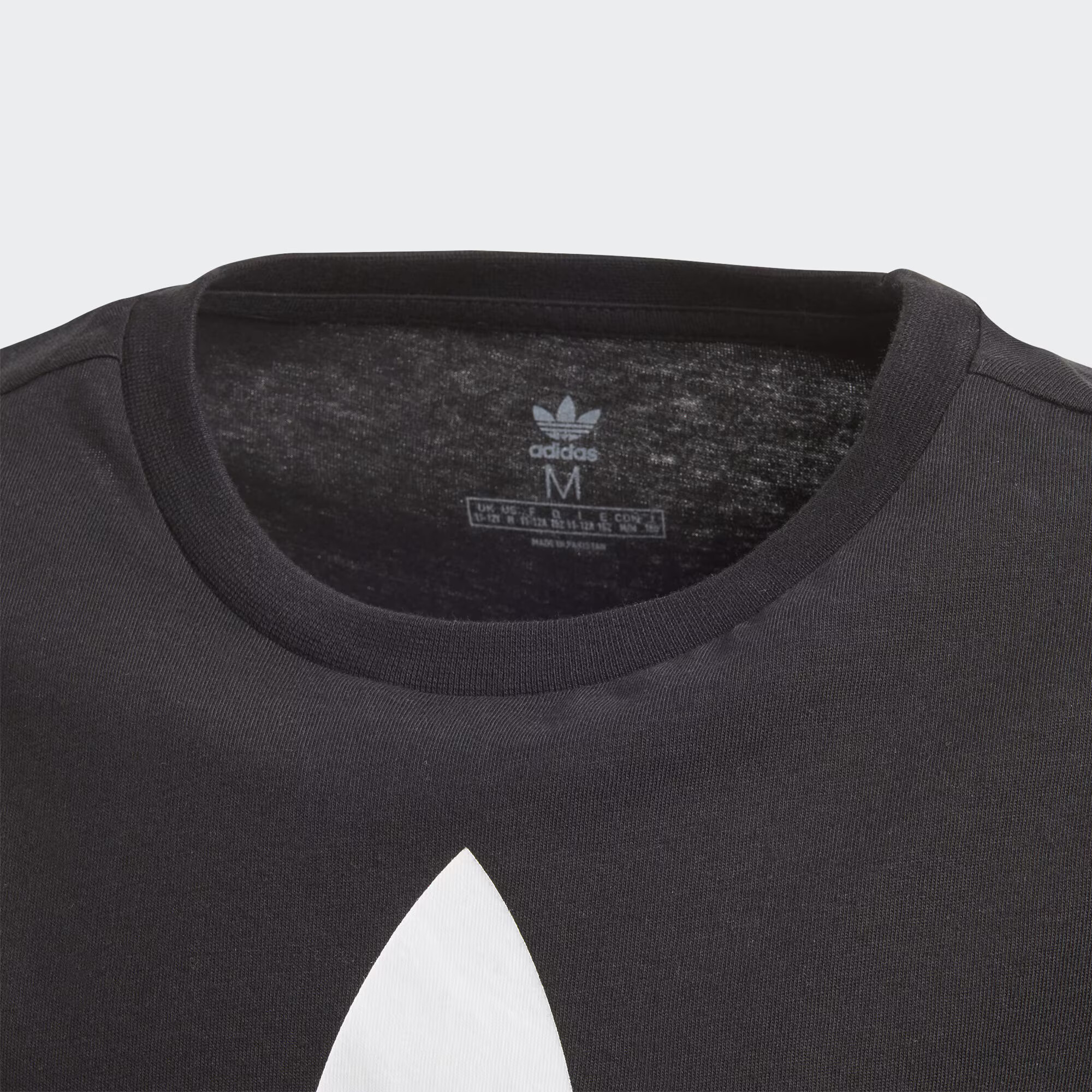 ADIDAS ORIGINALS Tricou 'Trefoil' negru / alb - Pled.ro