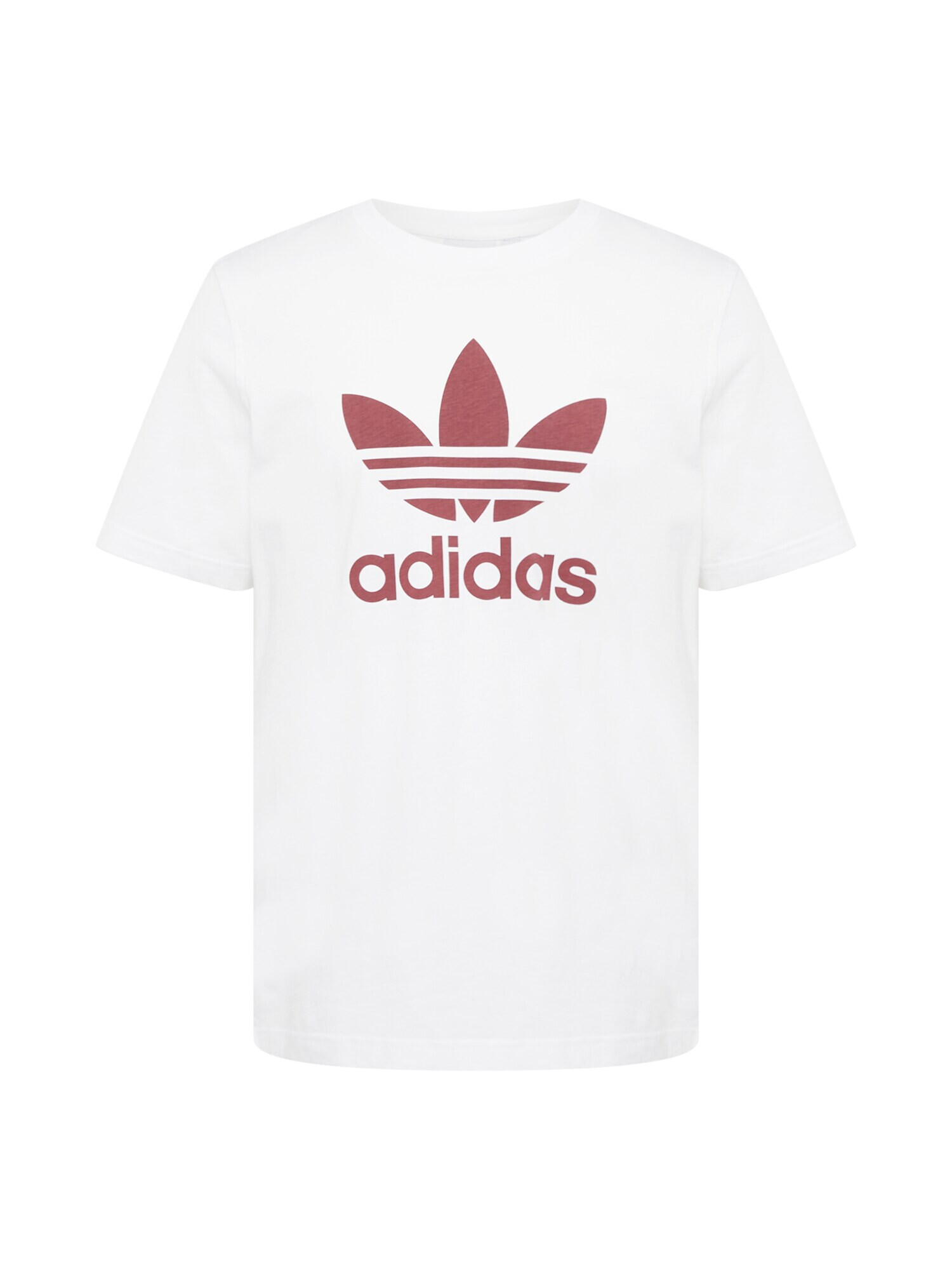 ADIDAS ORIGINALS Tricou 'Adicolor Classics Trefoil' roșu bordeaux / alb - Pled.ro