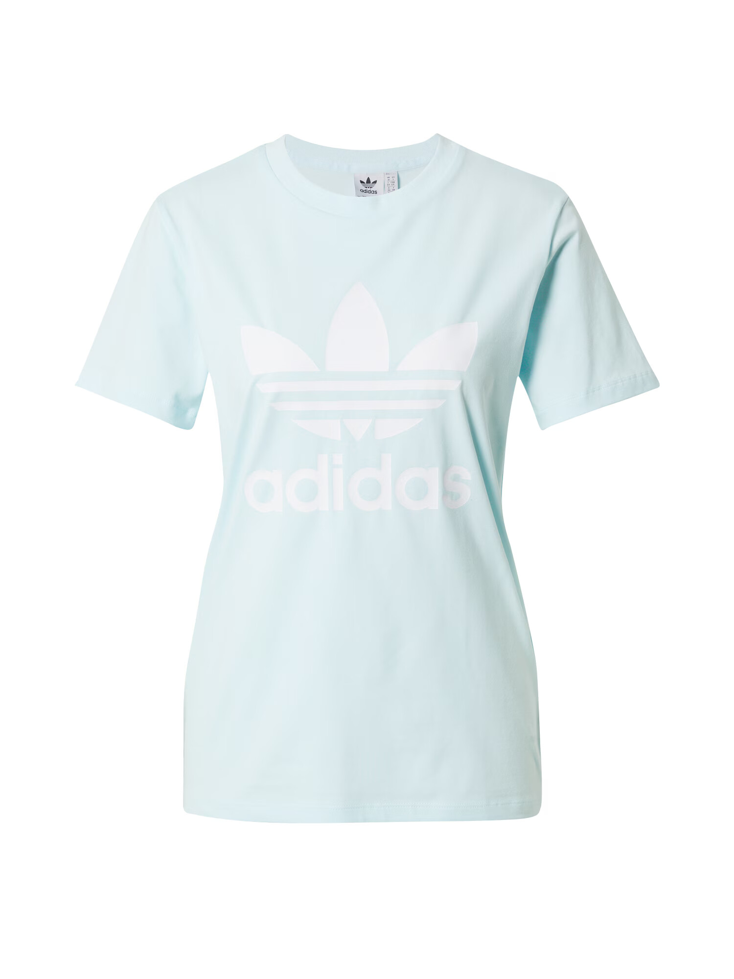 ADIDAS ORIGINALS Tricou turcoaz / alb - Pled.ro