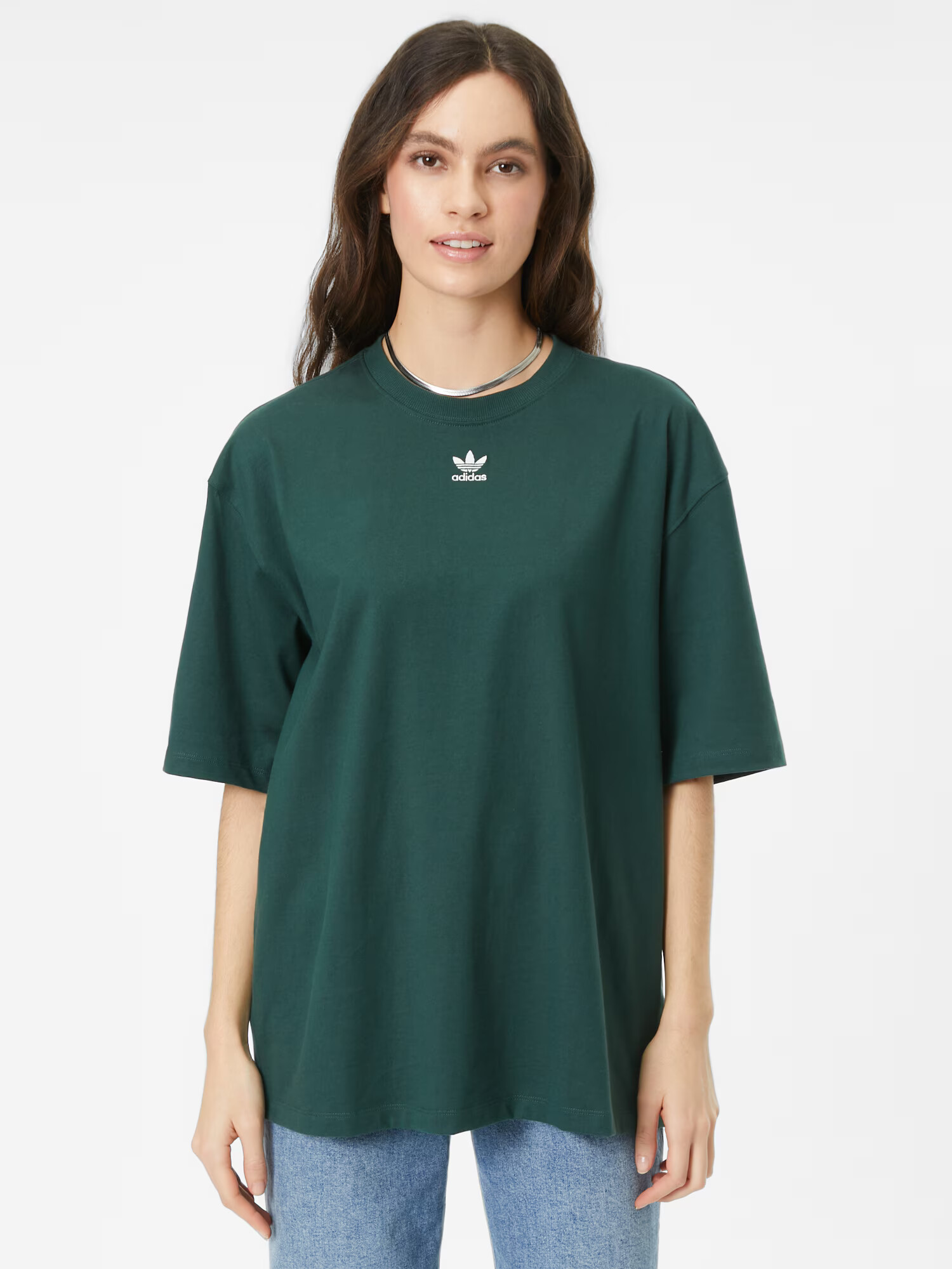 ADIDAS ORIGINALS Tricou verde / alb - Pled.ro