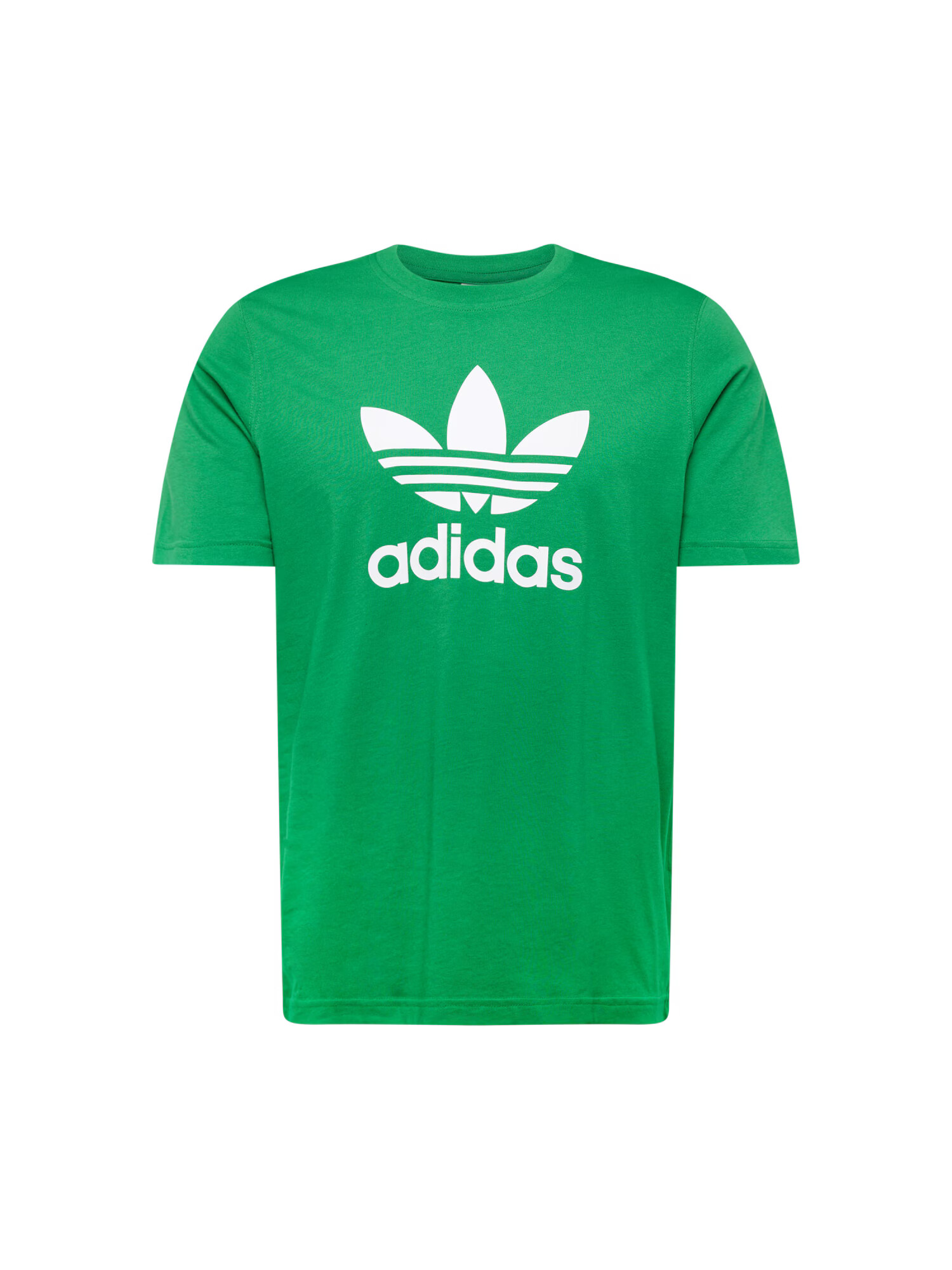 ADIDAS ORIGINALS Tricou 'Adicolor Classics Trefoil' verde / alb - Pled.ro