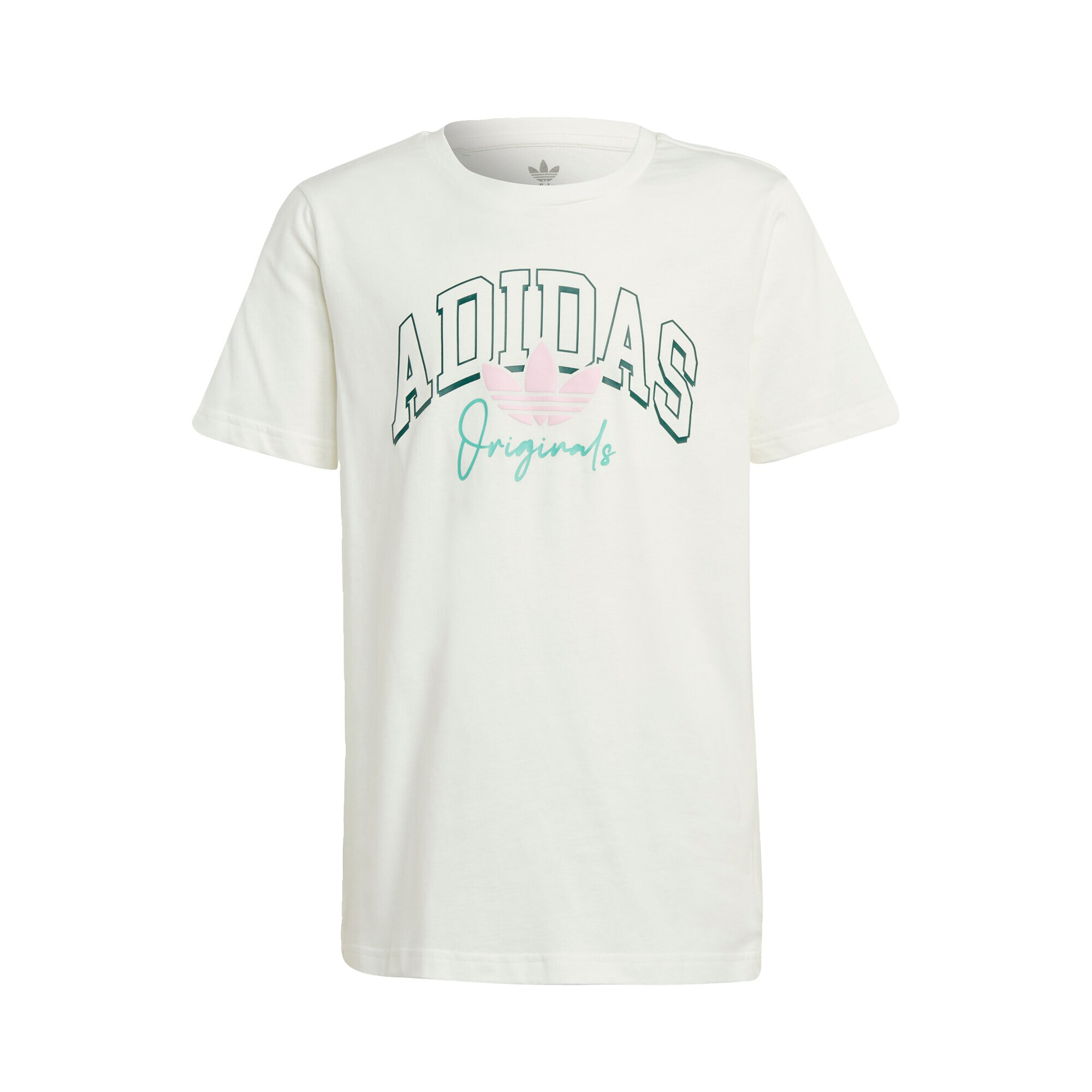 ADIDAS ORIGINALS Tricou 'Coliate Graphic Bf' verde / alb murdar - Pled.ro