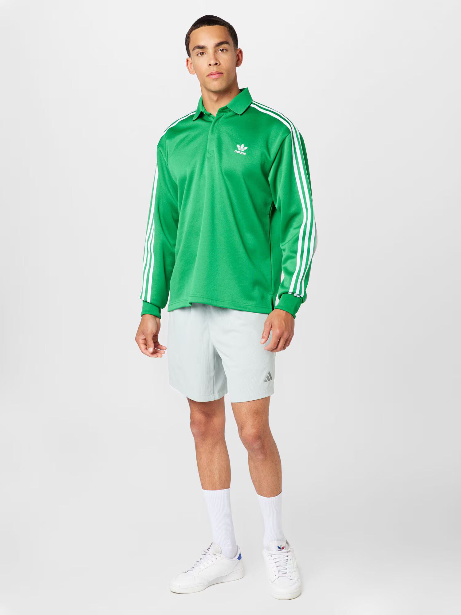 ADIDAS ORIGINALS Tricou 'Adicolor Classics+ ' verde iarbă / alb - Pled.ro