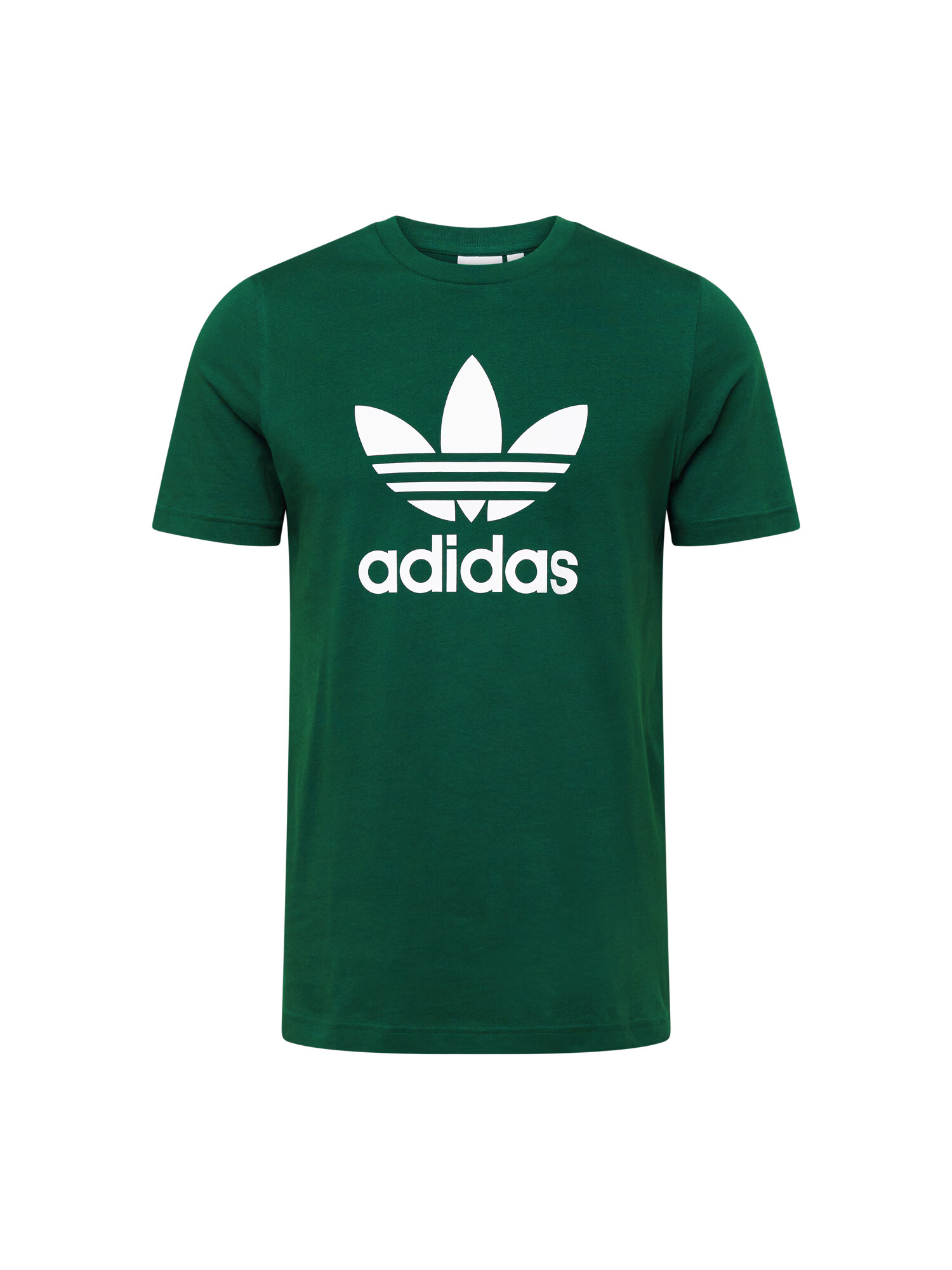 ADIDAS ORIGINALS Tricou 'Adicolor Classics Trefoil' verde închis / alb - Pled.ro