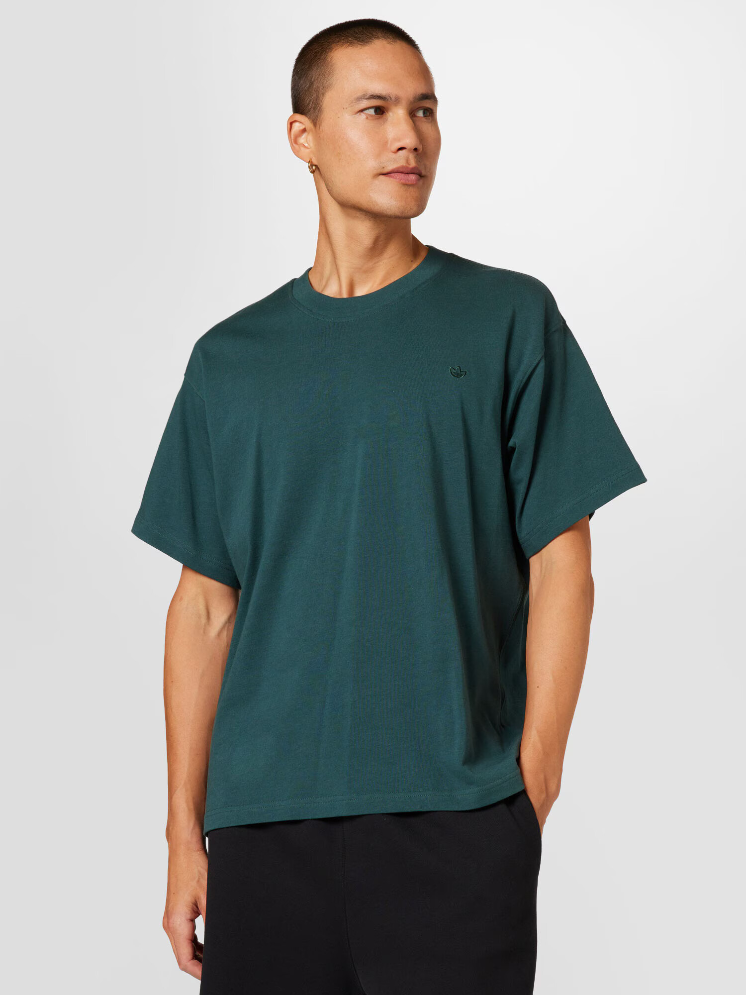 ADIDAS ORIGINALS Tricou verde pin - Pled.ro