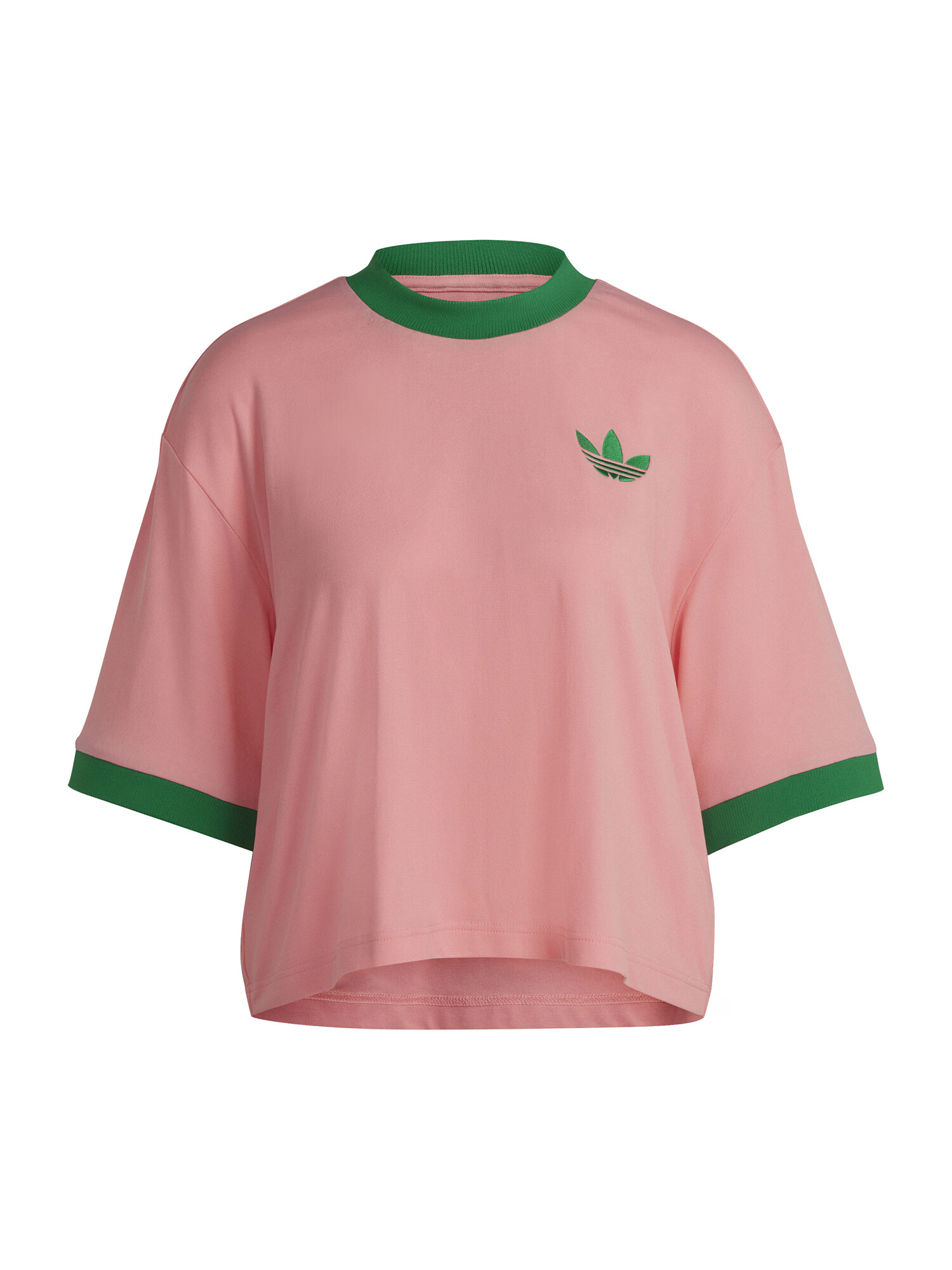 ADIDAS ORIGINALS Tricou verde / roz - Pled.ro