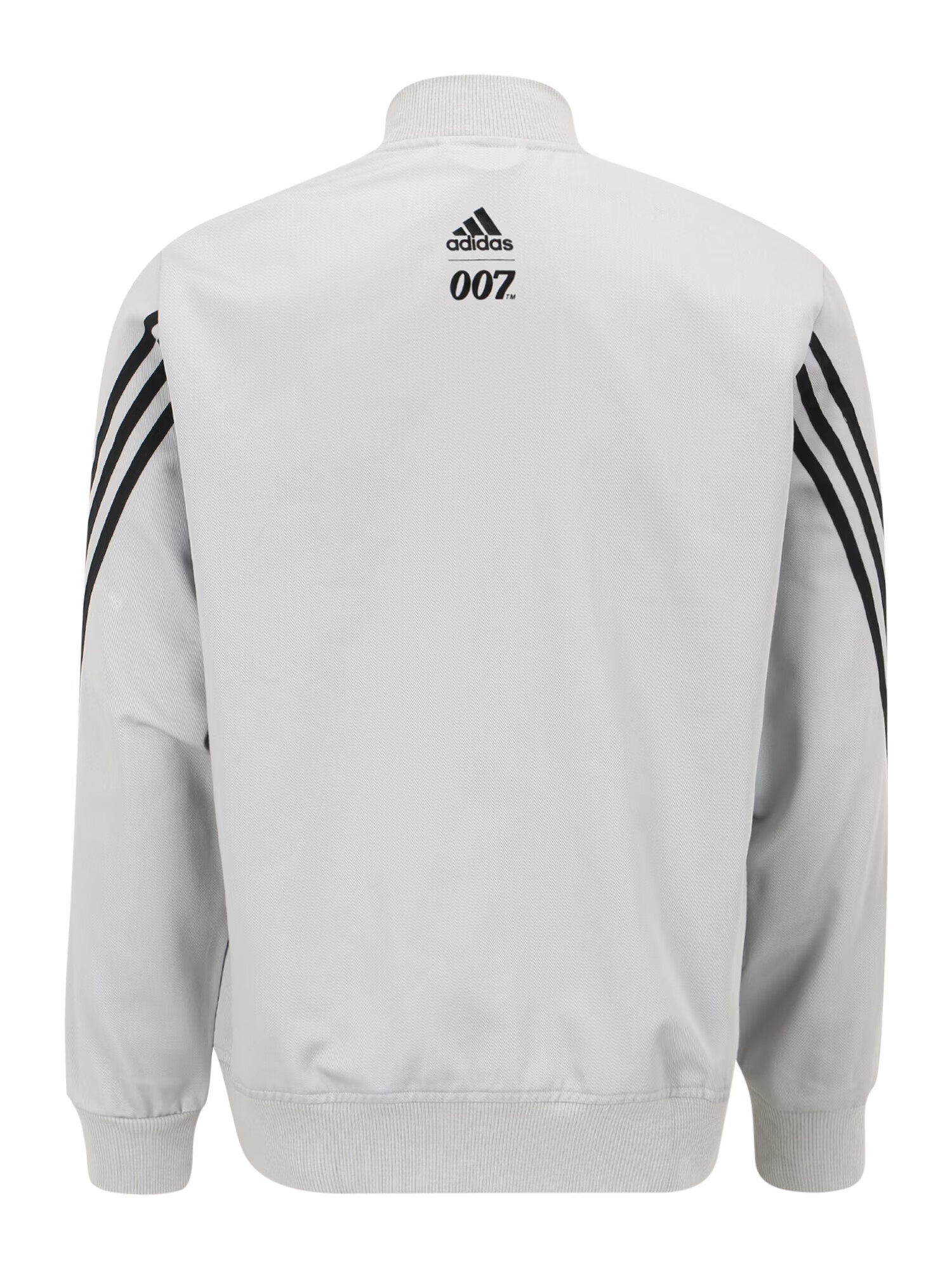 ADIDAS PERFORMANCE Bluză cu fermoar sport '007 BAD' gri deschis / negru - Pled.ro