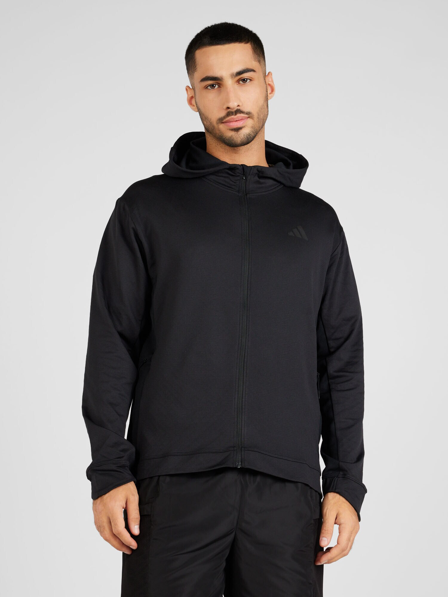 ADIDAS PERFORMANCE Bluză cu fermoar sport 'Winterised Workout ' negru - Pled.ro