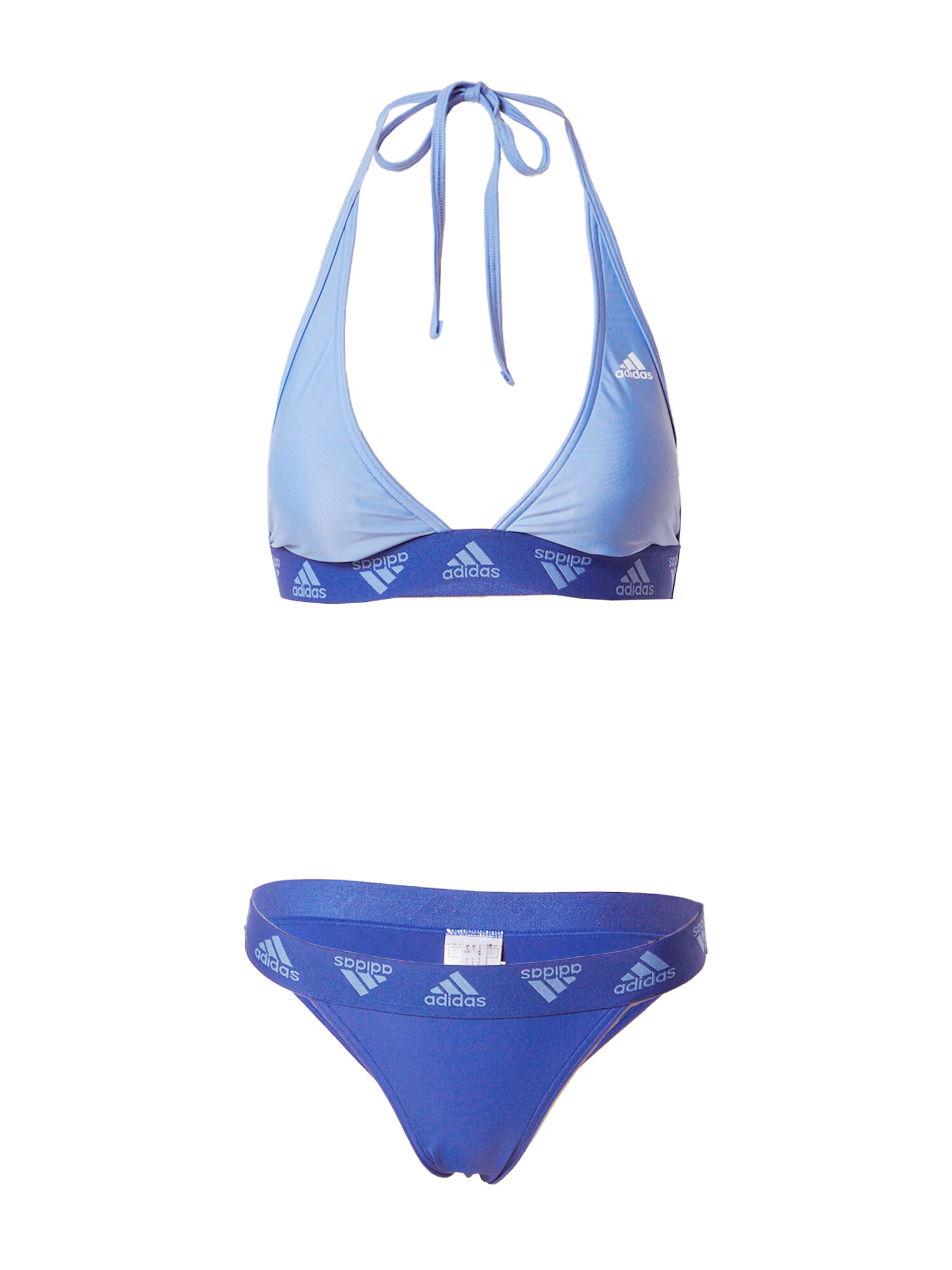 ADIDAS SPORTSWEAR Costum de baie sport 'Neckholder' albastru / albastru deschis / alb - Pled.ro