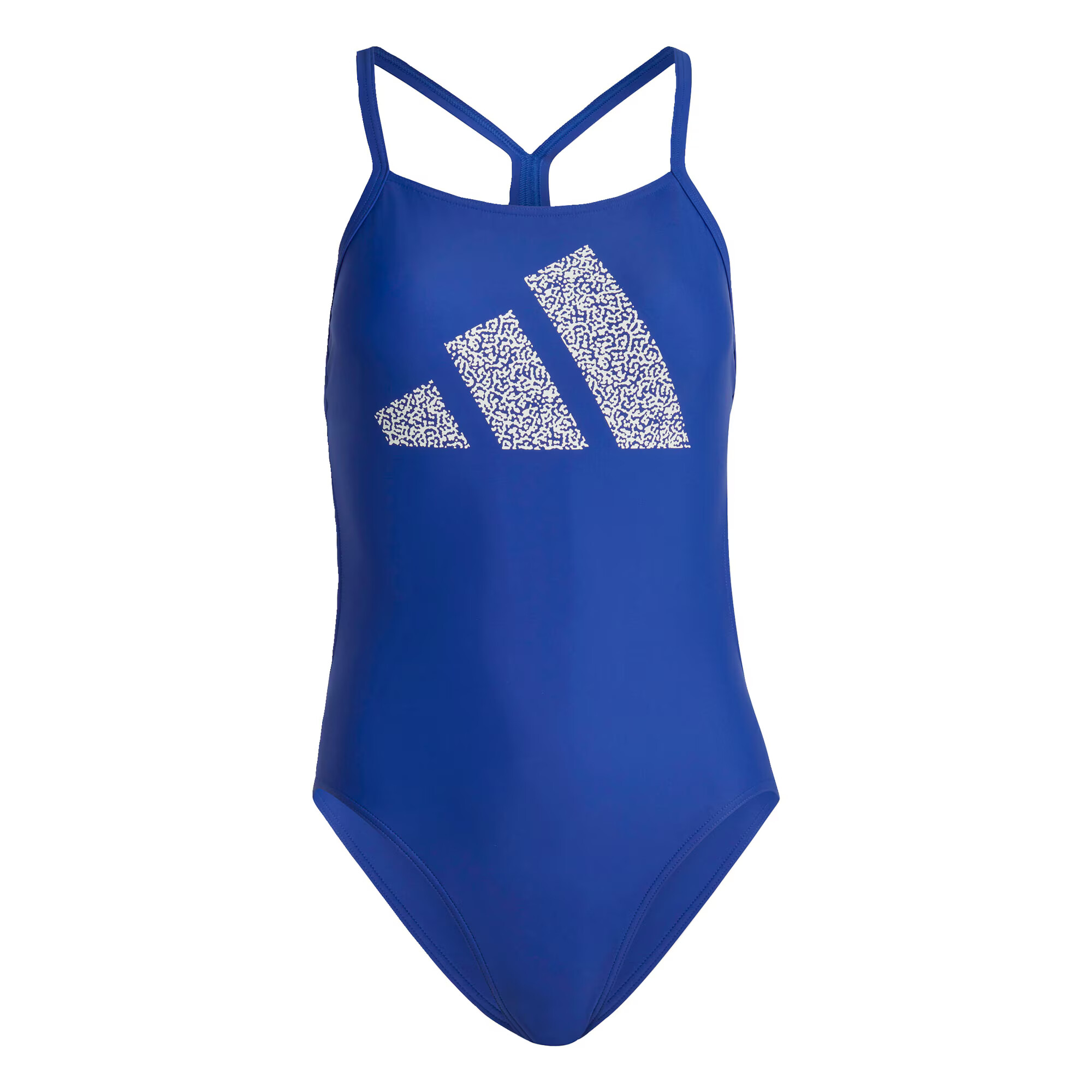 ADIDAS PERFORMANCE Costum de baie sport '3 Bar Logo Print' albastru regal / alb - Pled.ro