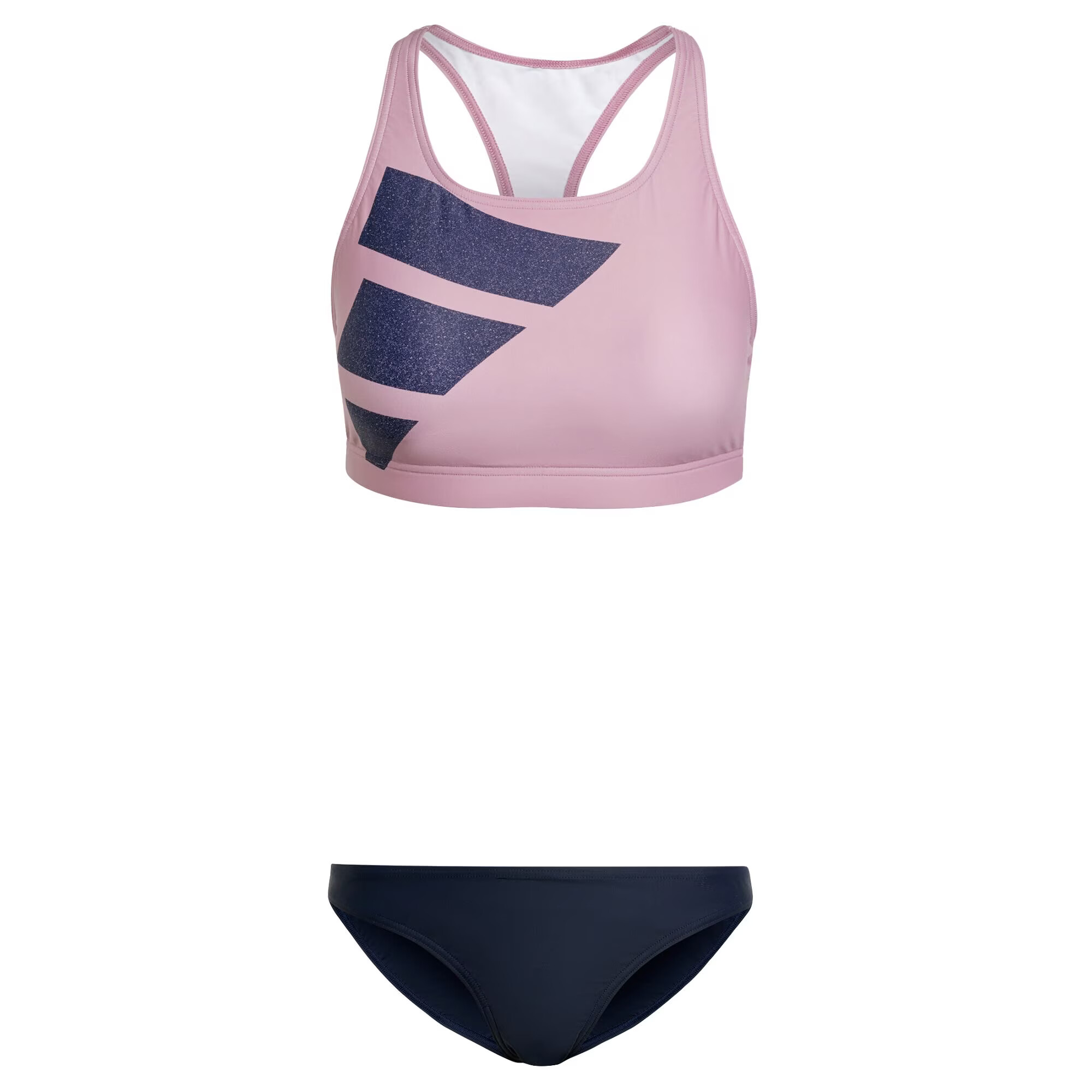 ADIDAS PERFORMANCE Costum de baie sport 'Big Bars' bleumarin / roz pal - Pled.ro