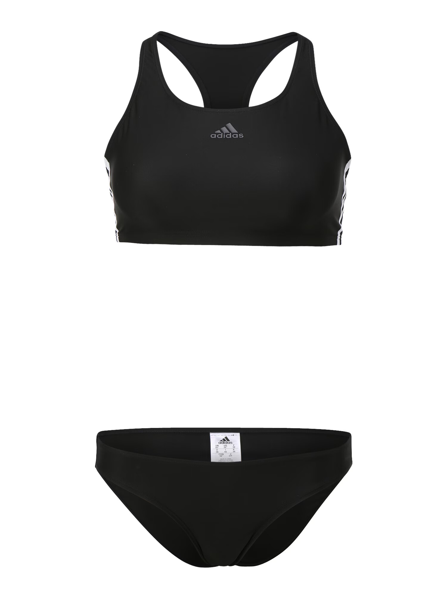 ADIDAS SPORTSWEAR Costum de baie sport '3-Stripes' negru - Pled.ro