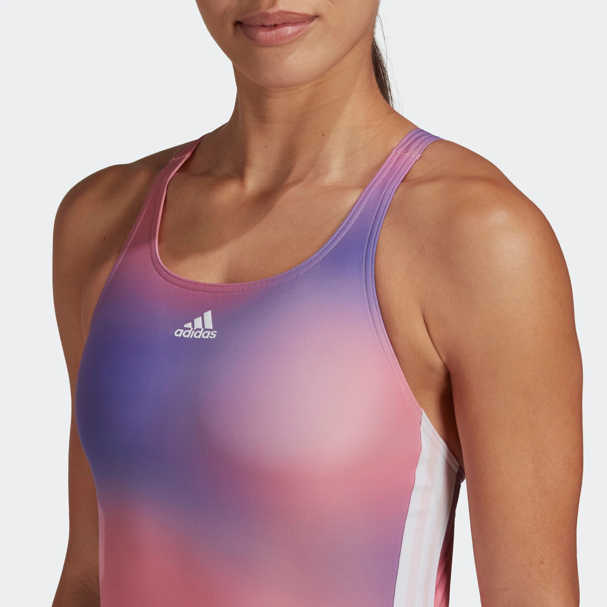 ADIDAS PERFORMANCE Costum de baie sport lila / roșu deschis / alb - Pled.ro