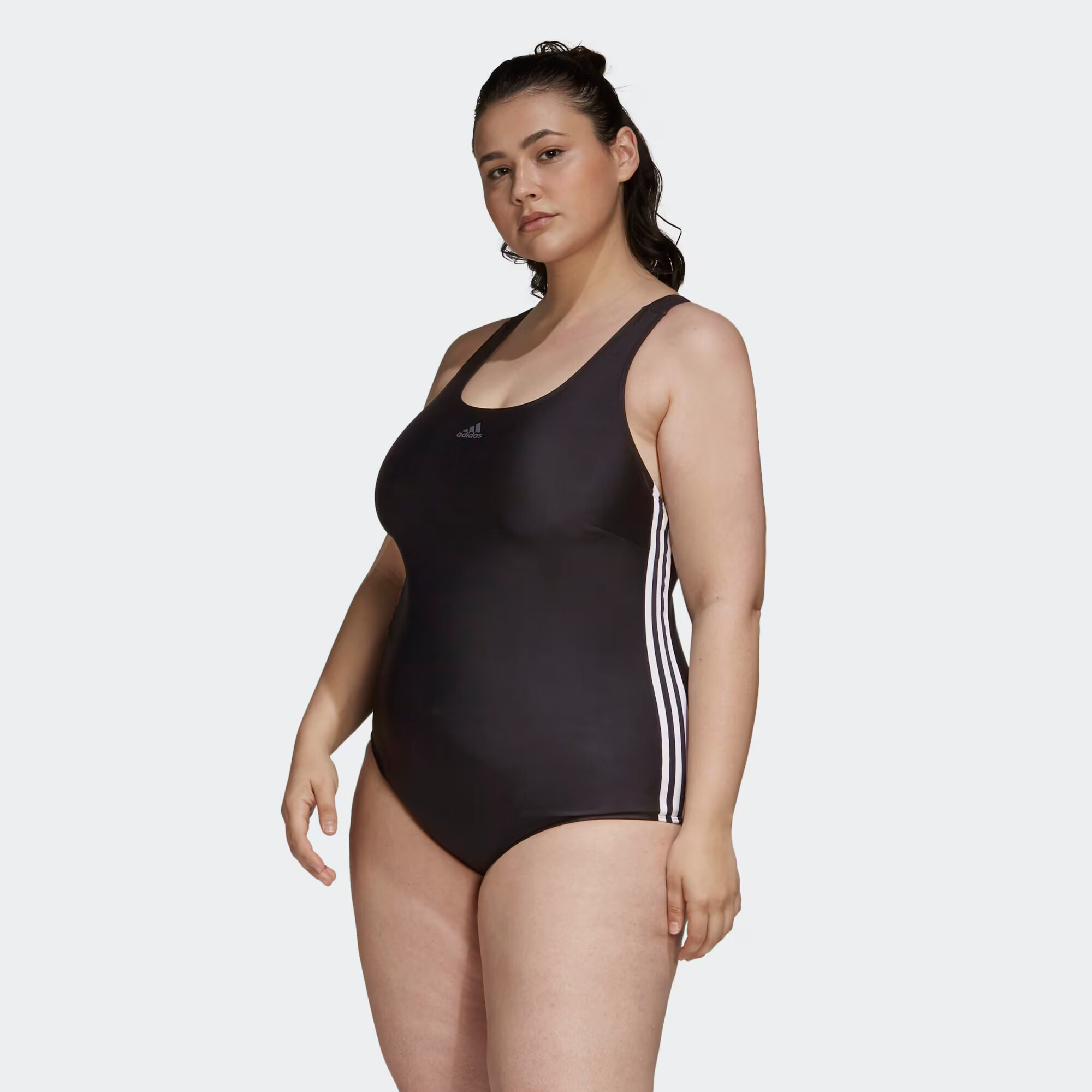 ADIDAS SPORTSWEAR Costum de baie sport 'Classic 3-Stripes' negru / alb - Pled.ro