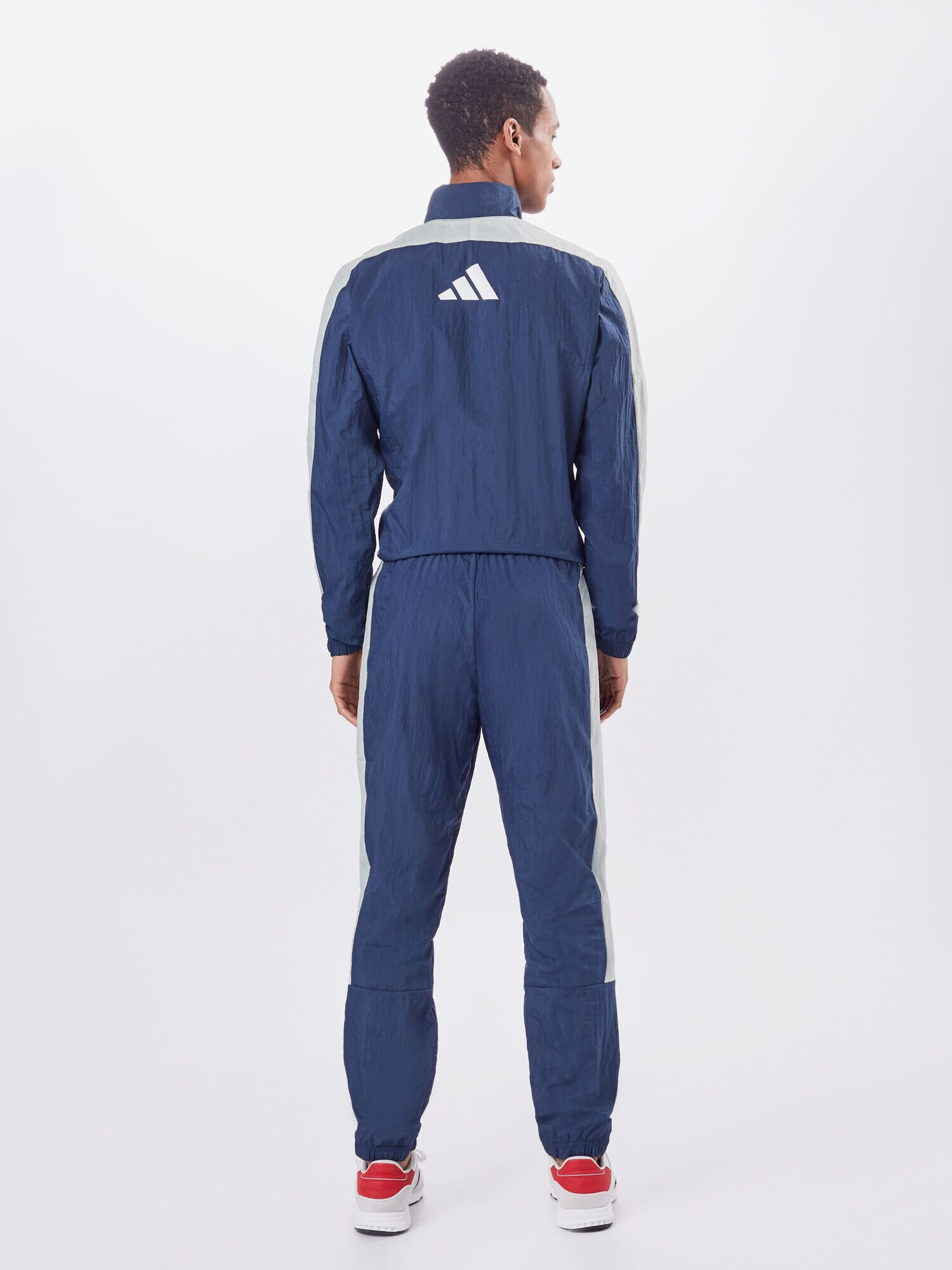 ADIDAS PERFORMANCE Costum de trening bleumarin / alb - Pled.ro